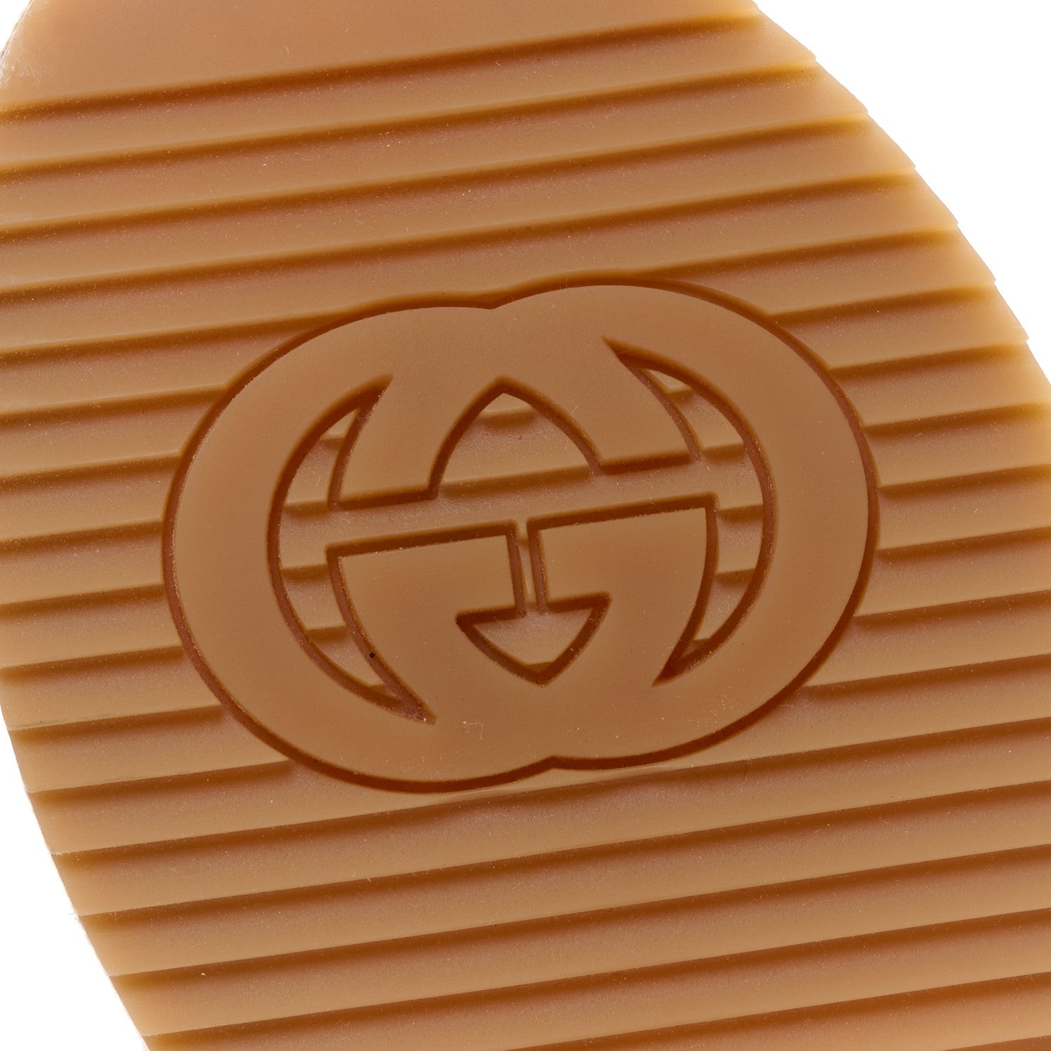 Gucci Monogram Jumbo GG Platform Slide Wedge Sandals 39 Beige Lapis 6 of 10
