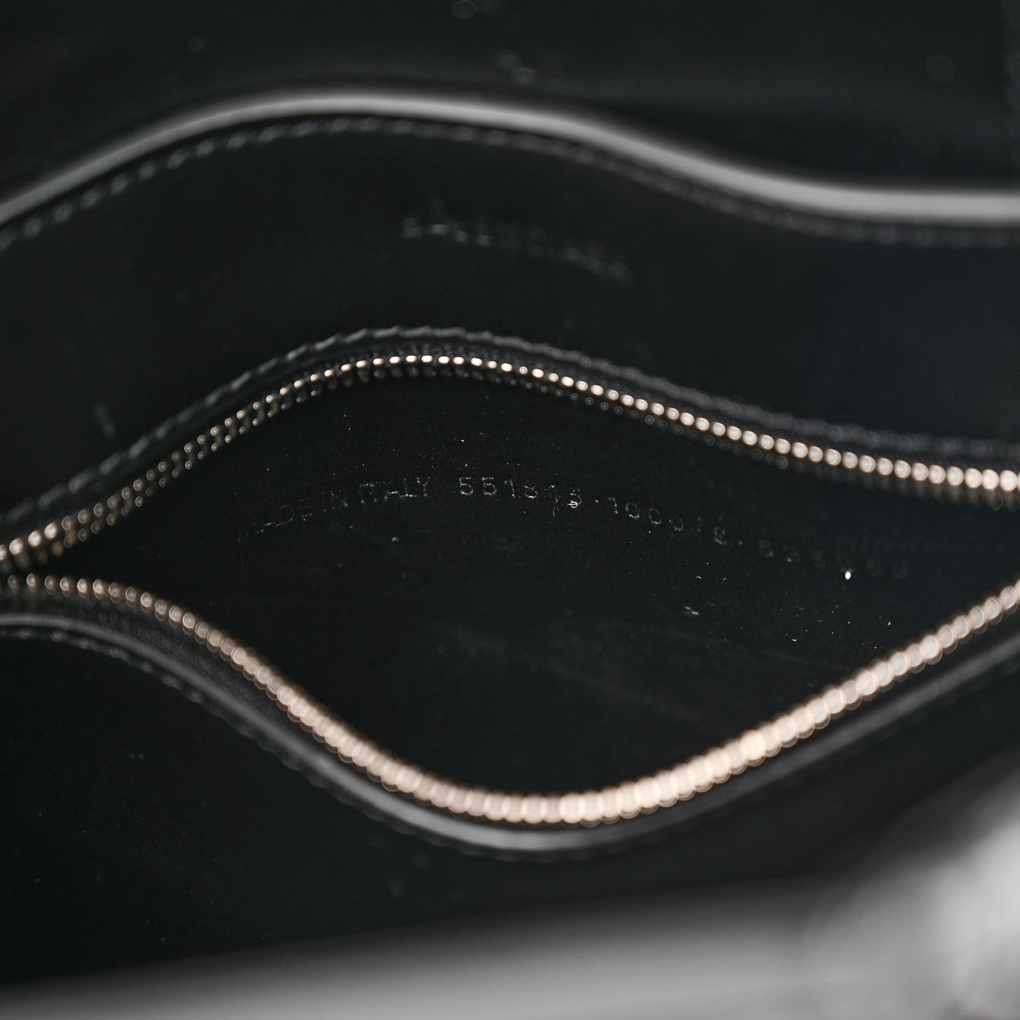 Shiny Calfskin Logo Crocodile Embossed XXS Everyday Tote Black