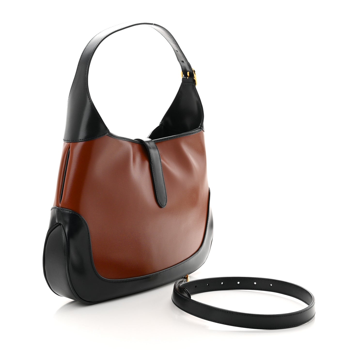Boarded Dyana Lux Calfskin Bi-Color Medium Jackie 1961 Hobo Red Mineral Blue