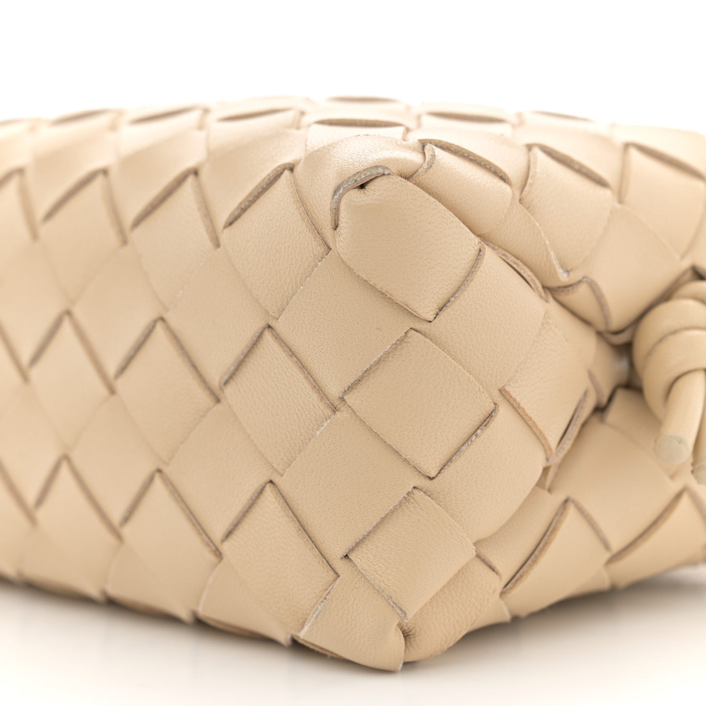 Nappa Intrecciato Mini Loop Camera Bag Porridge