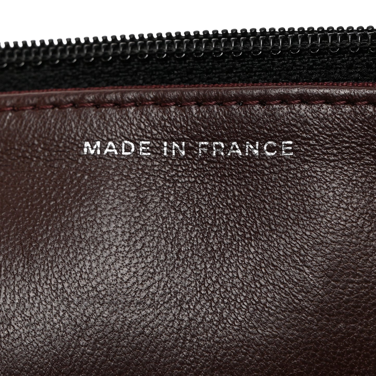 Lambskin Quilted Wallet On Chain WOC Black