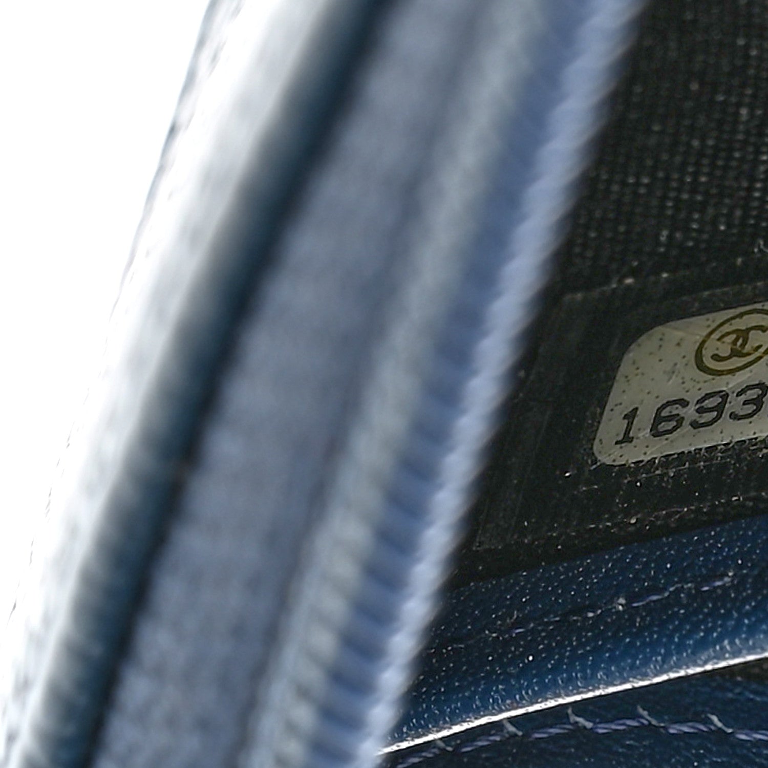 Chanel Caviar Large CC Timeless Zip Around Wallet Blue 8 of 11