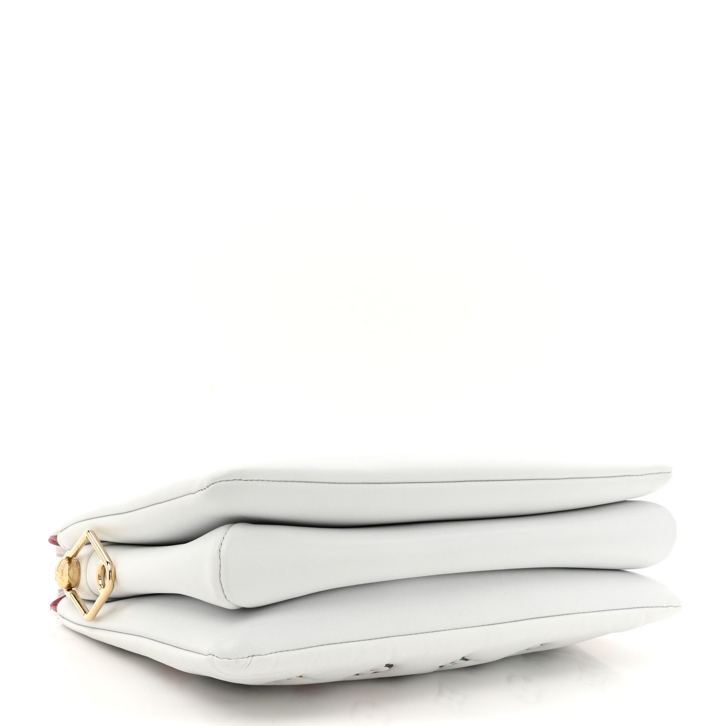 Lambskin Embossed Monogram LV Garden Coussin PM Cream
