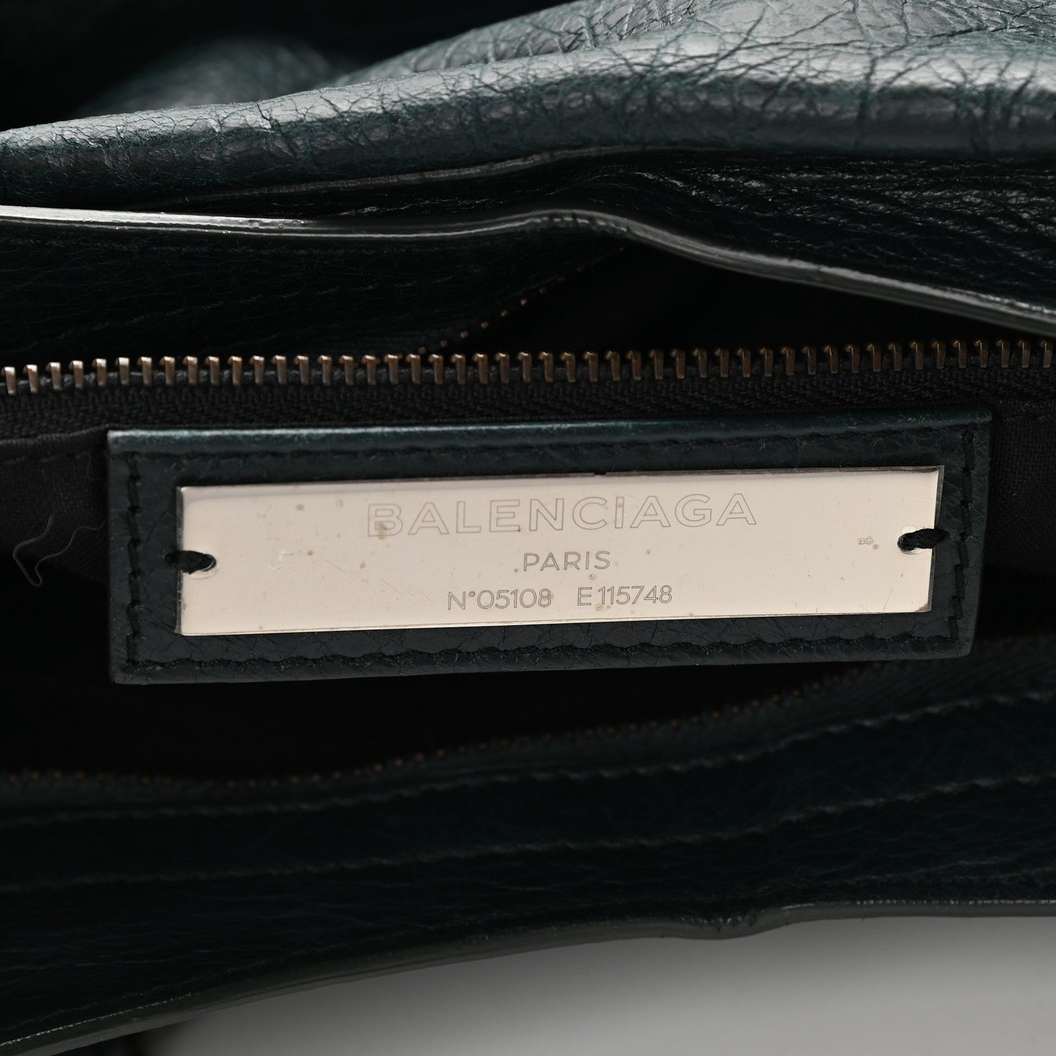 Balenciaga Agneau Classic Hardware City Vert Pinede 5 of 8