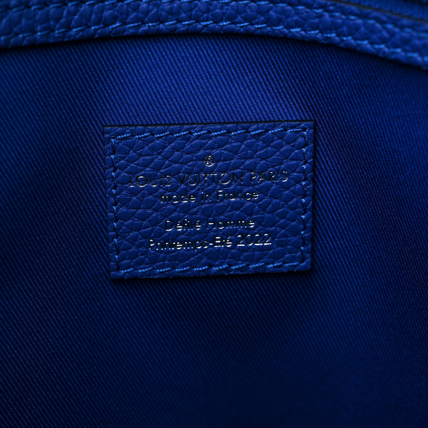 Taurillon Illusion Keepall Tote Bleu Vert