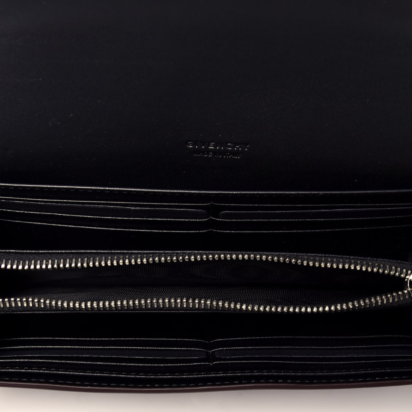 Smooth Calfskin Horizon Continental Wallet Oxblood