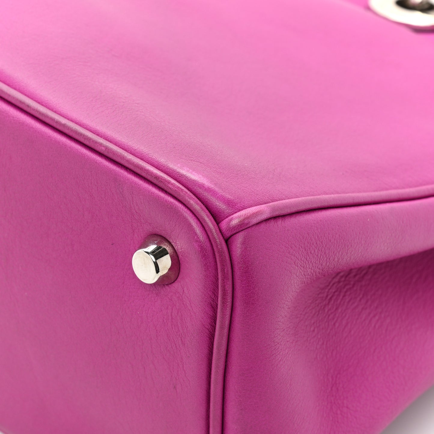 Calfskin Medium Diorissimo Bag Rose Sorbet
