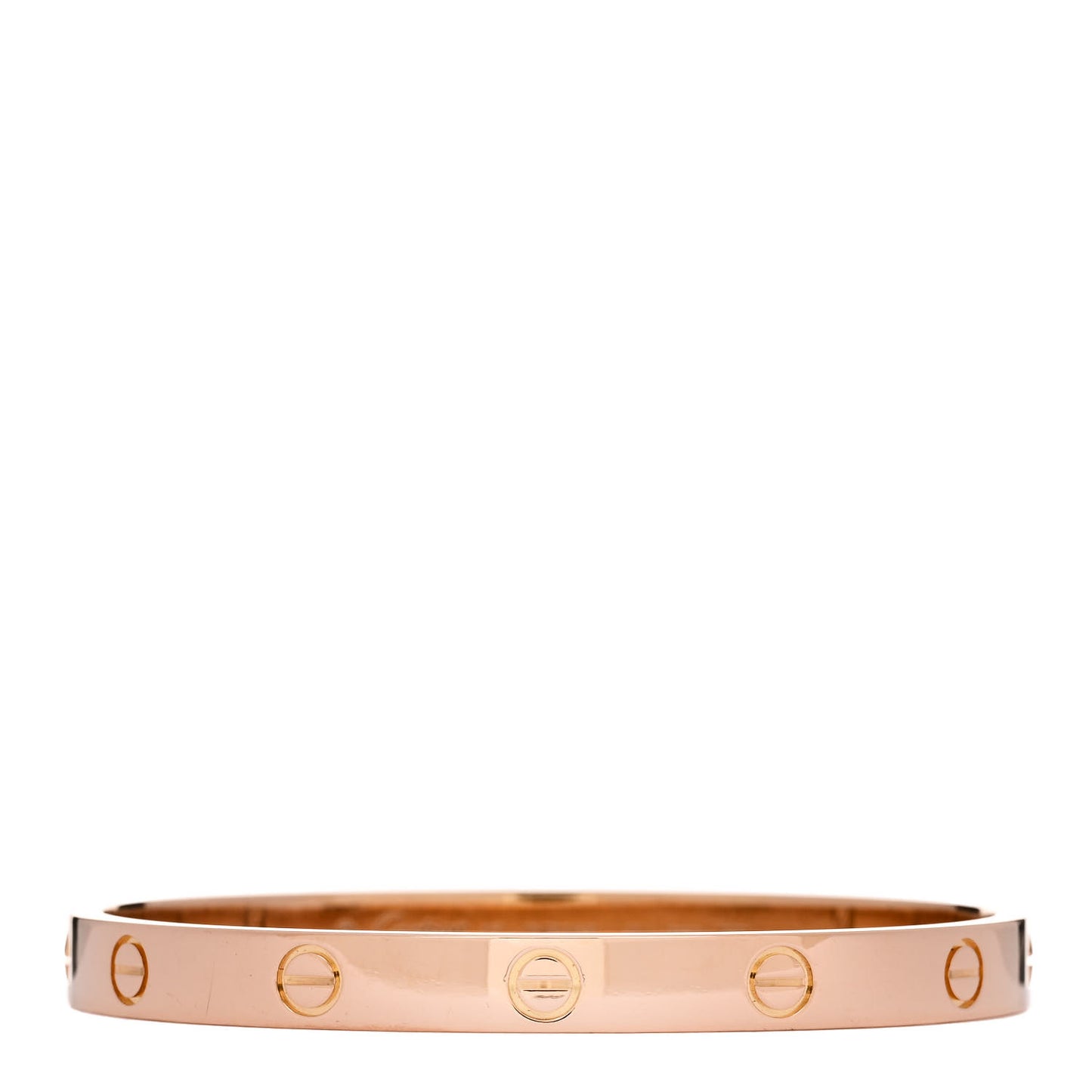18K Pink Gold LOVE Bracelet 17