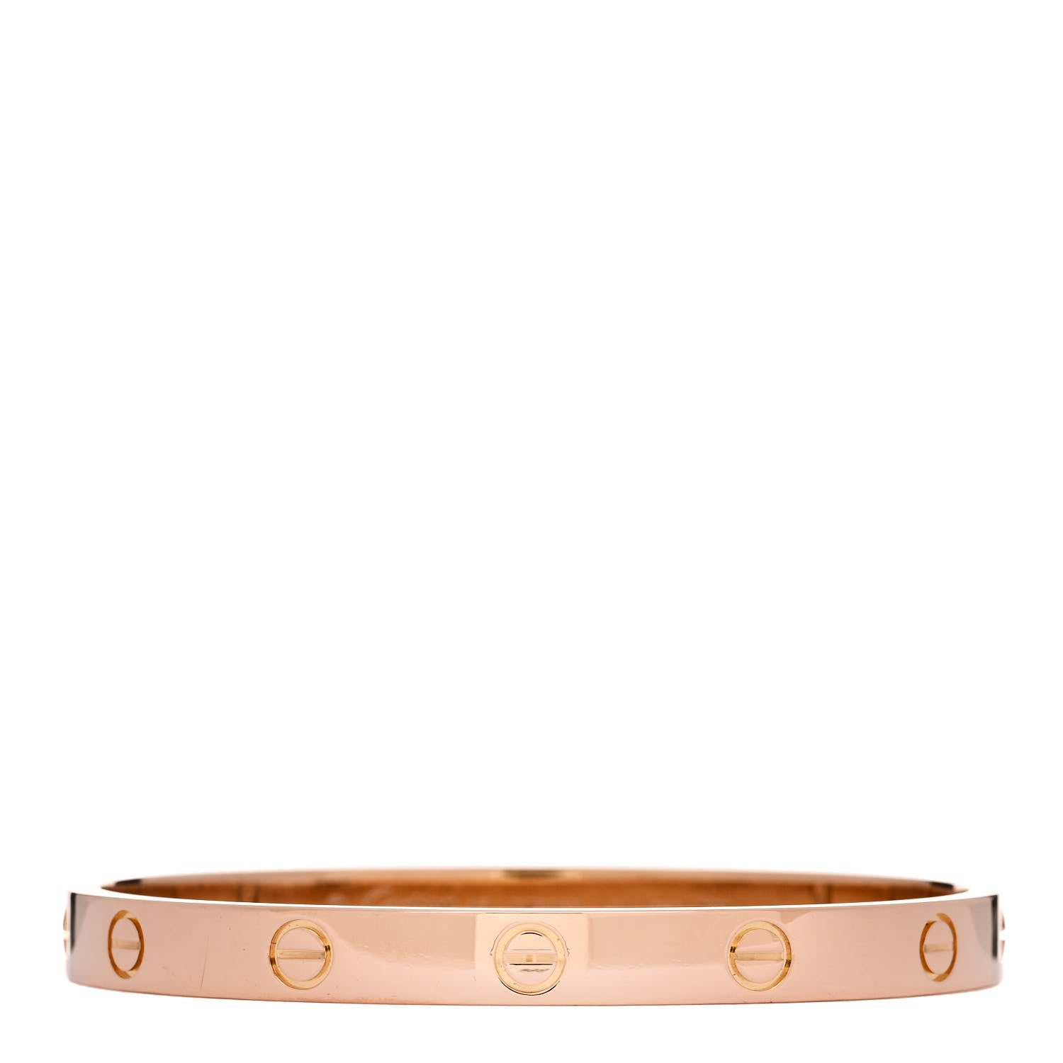 Cartier 18K Pink Gold LOVE Bracelet 17 1 of 6