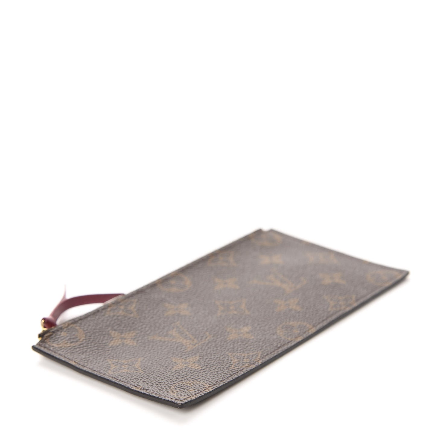 Monogram Felicie Chain Wallet Zippered Insert Fuchsia