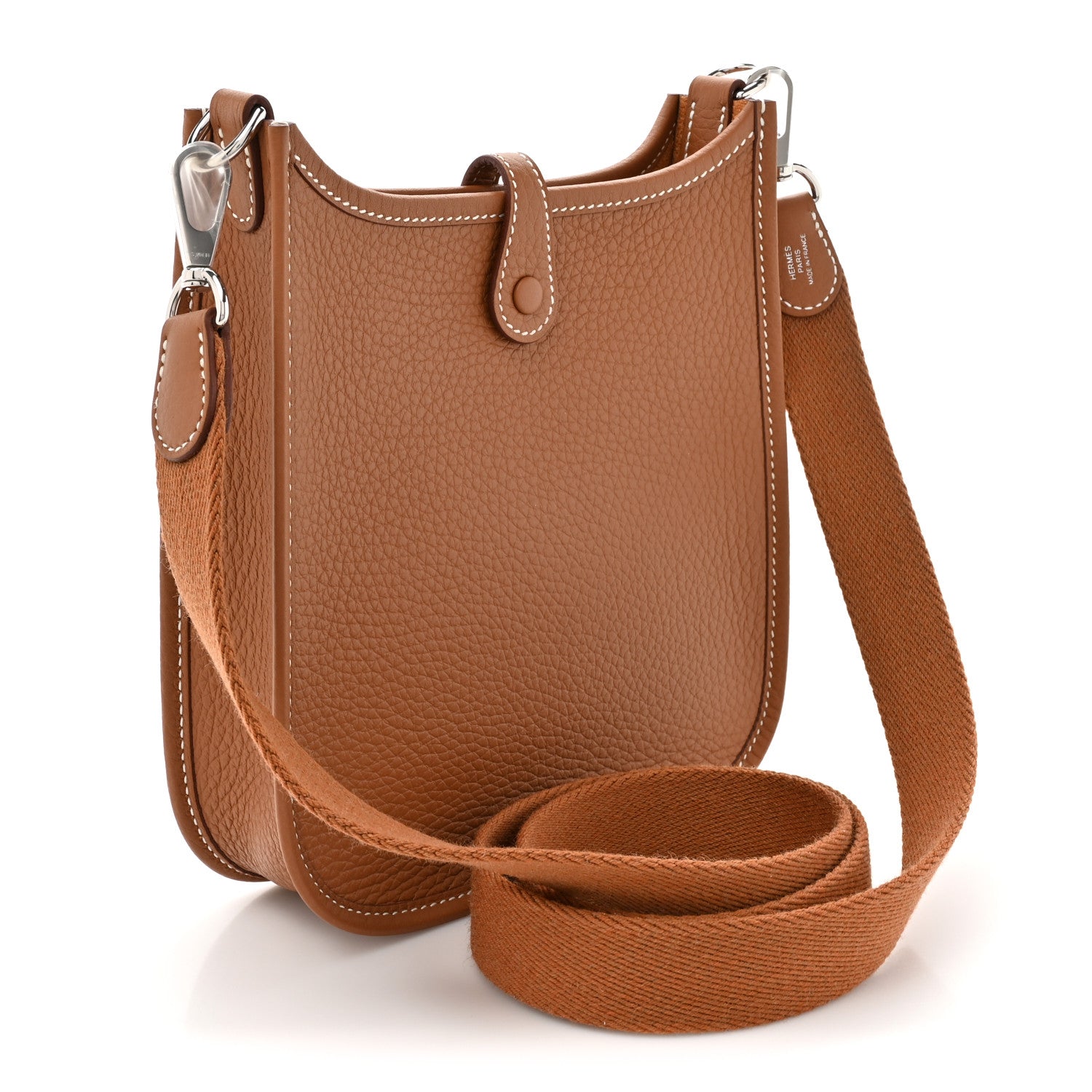 Hermes Taurillon Clemence Evelyne TPM Gold 3 of 10