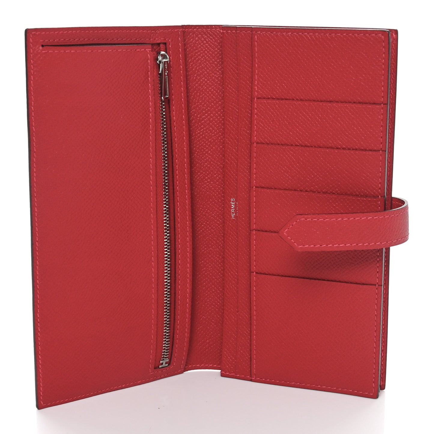 Epsom Bearn Gusset Wallet Rouge Casaque