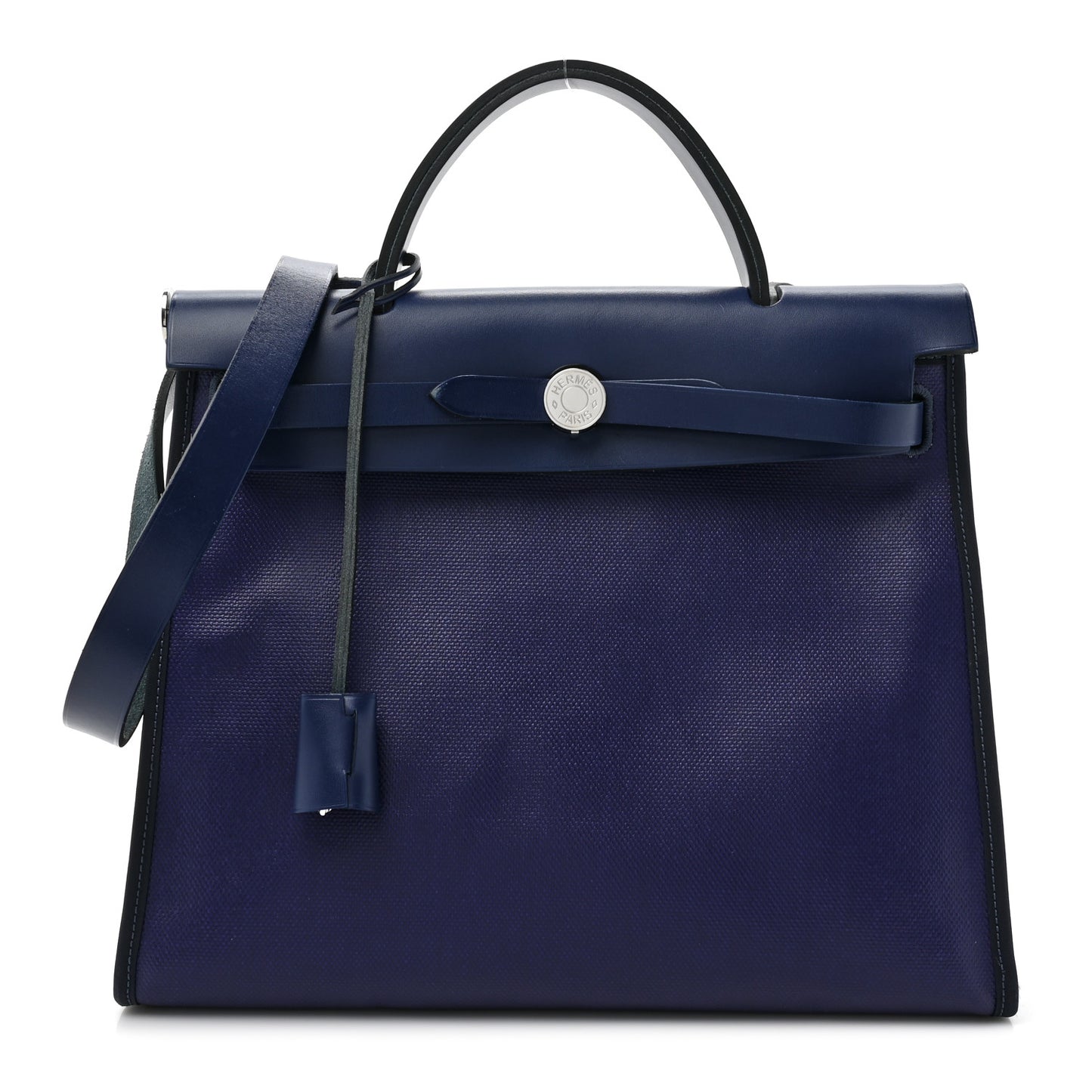 Toile H Berline Vache Hunter Herbag Zip PM 31 Bleu Encre Bleu Saphir