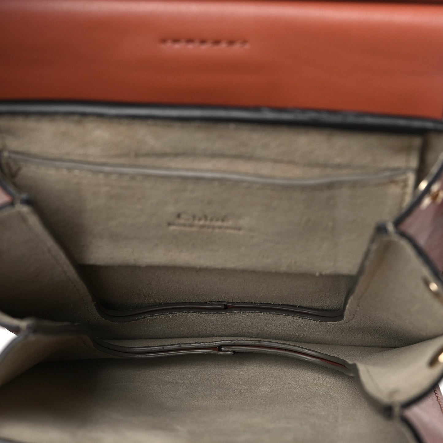 Suede Calfskin Mini Faye Bracelet Bag Tan