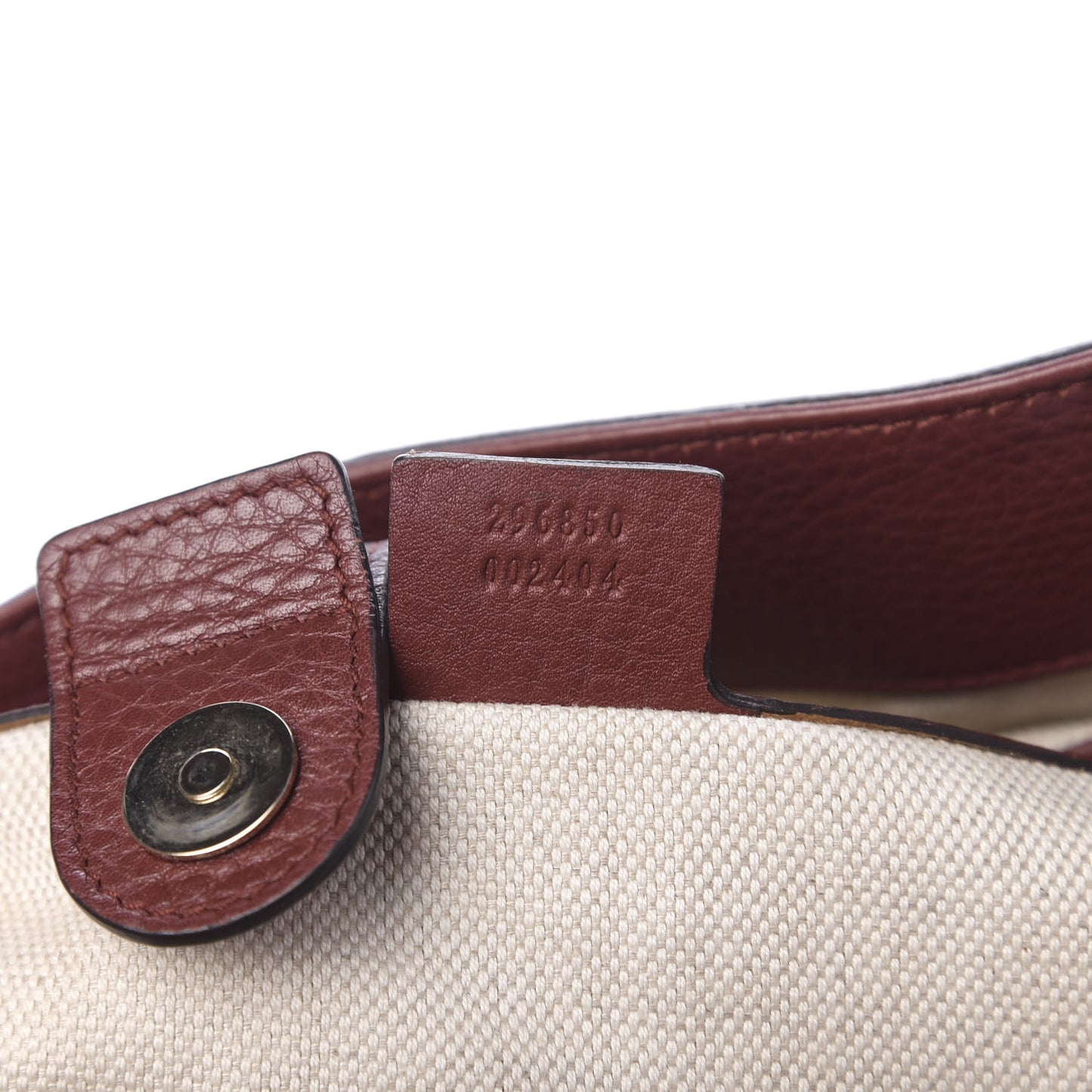 Calfskin Web Medium Dressage Tote Burgundy