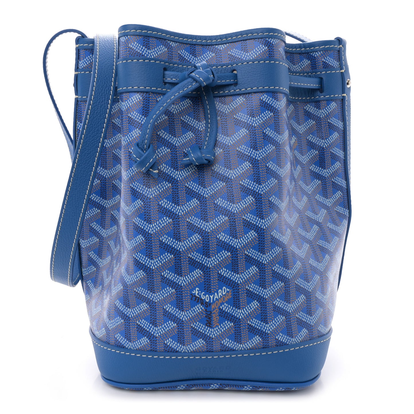 Goyardine Petit Flot Bucket Bag PM Sky Morning