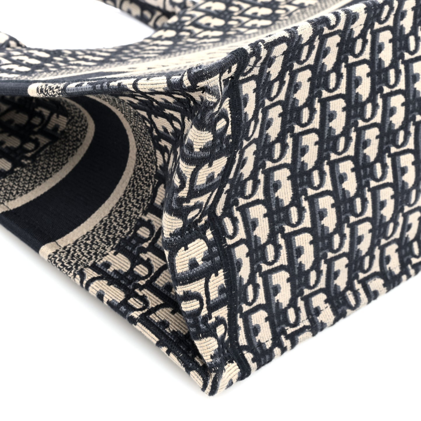 Oblique Medium Book Tote Blue Multicolor