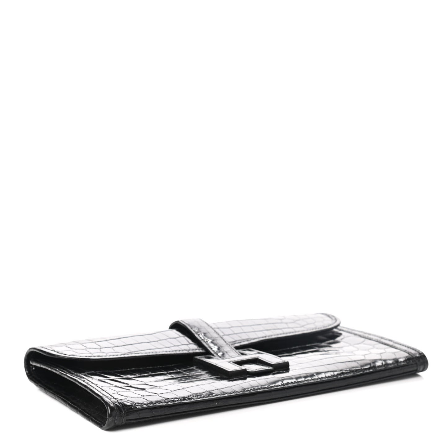 Shiny Niloticus Crocodile Jige Elan 29 Clutch Black