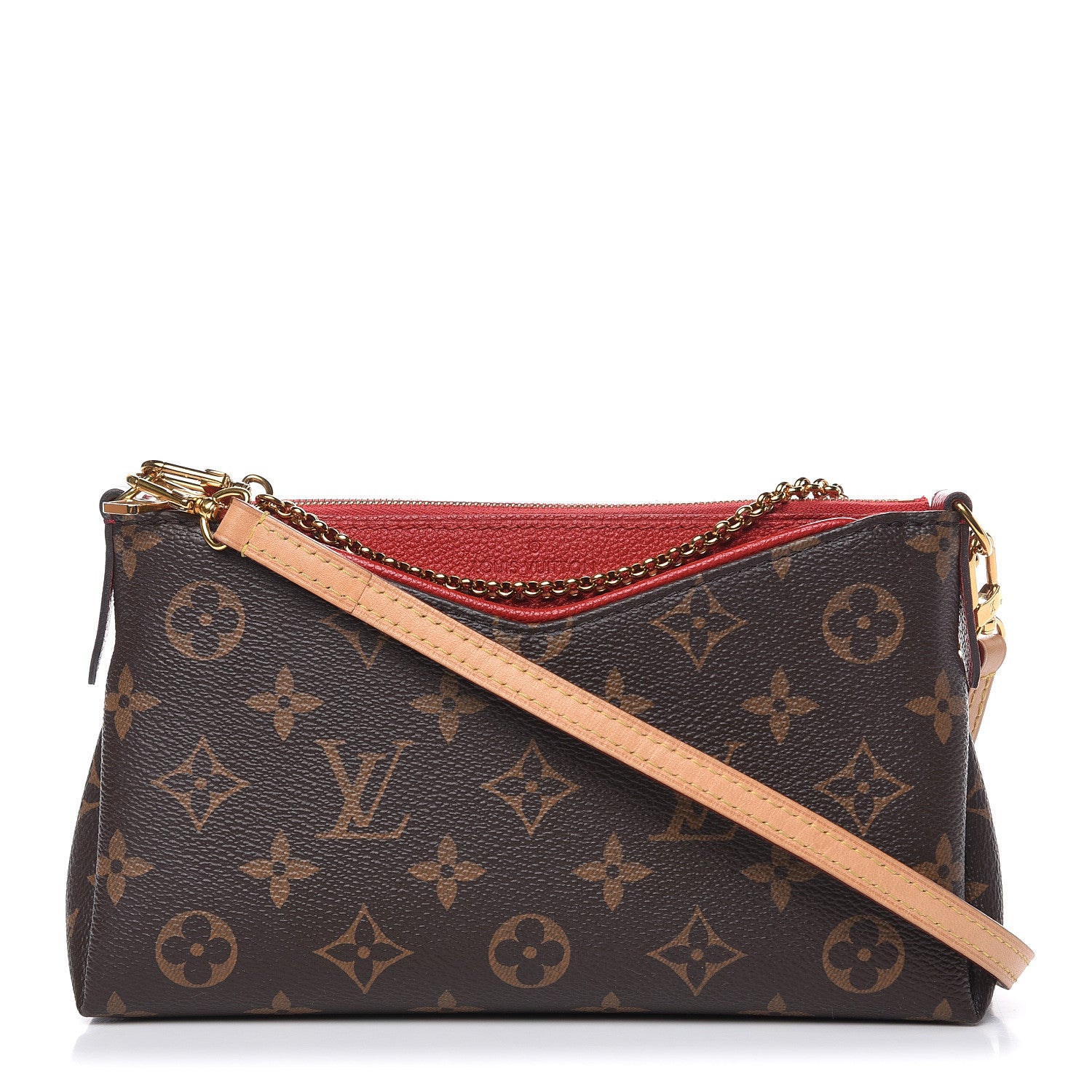 Louis Vuitton Monogram Pallas Clutch Cherry 485106 – FASHIONPHILE