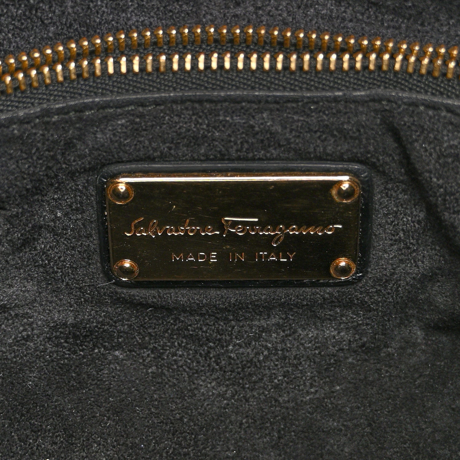 Salvatore Ferragamo Grained Calfskin Hobo Black 6 of 12