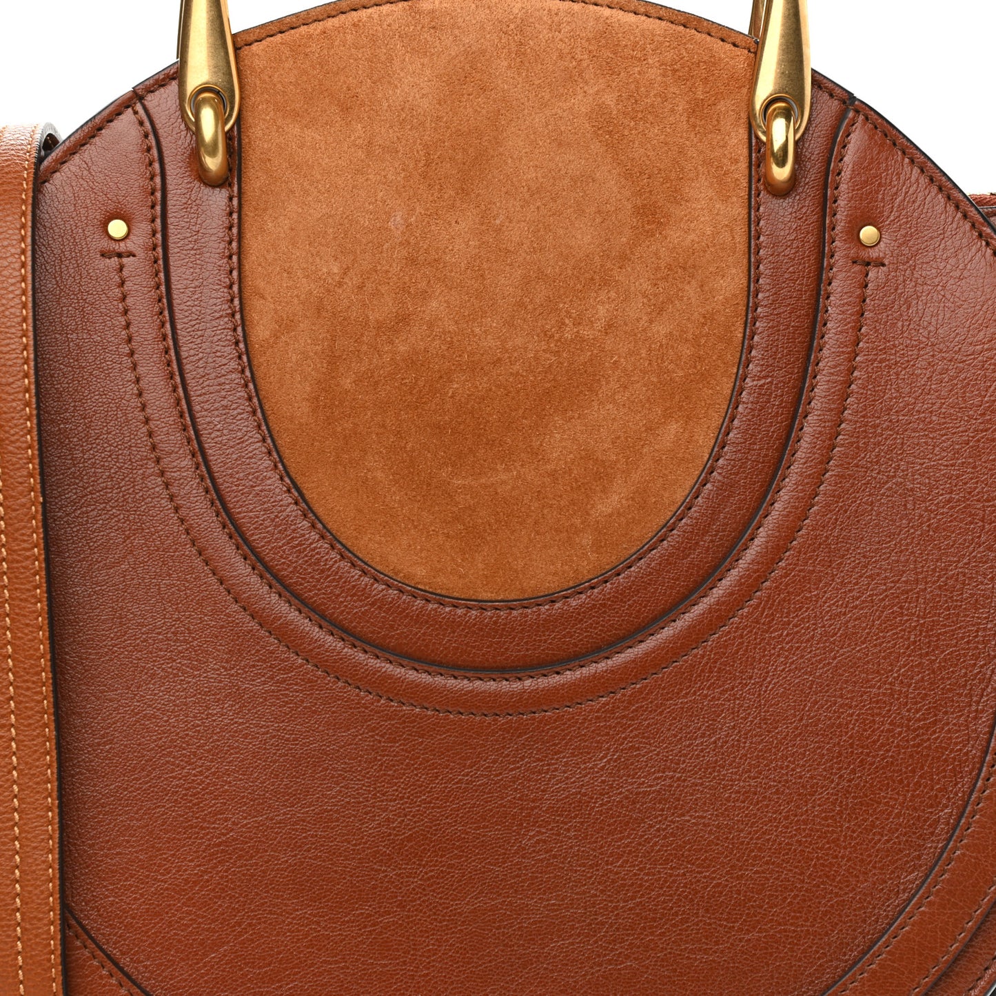 Calfskin Suede Medium Pixie Bag Saffron Red
