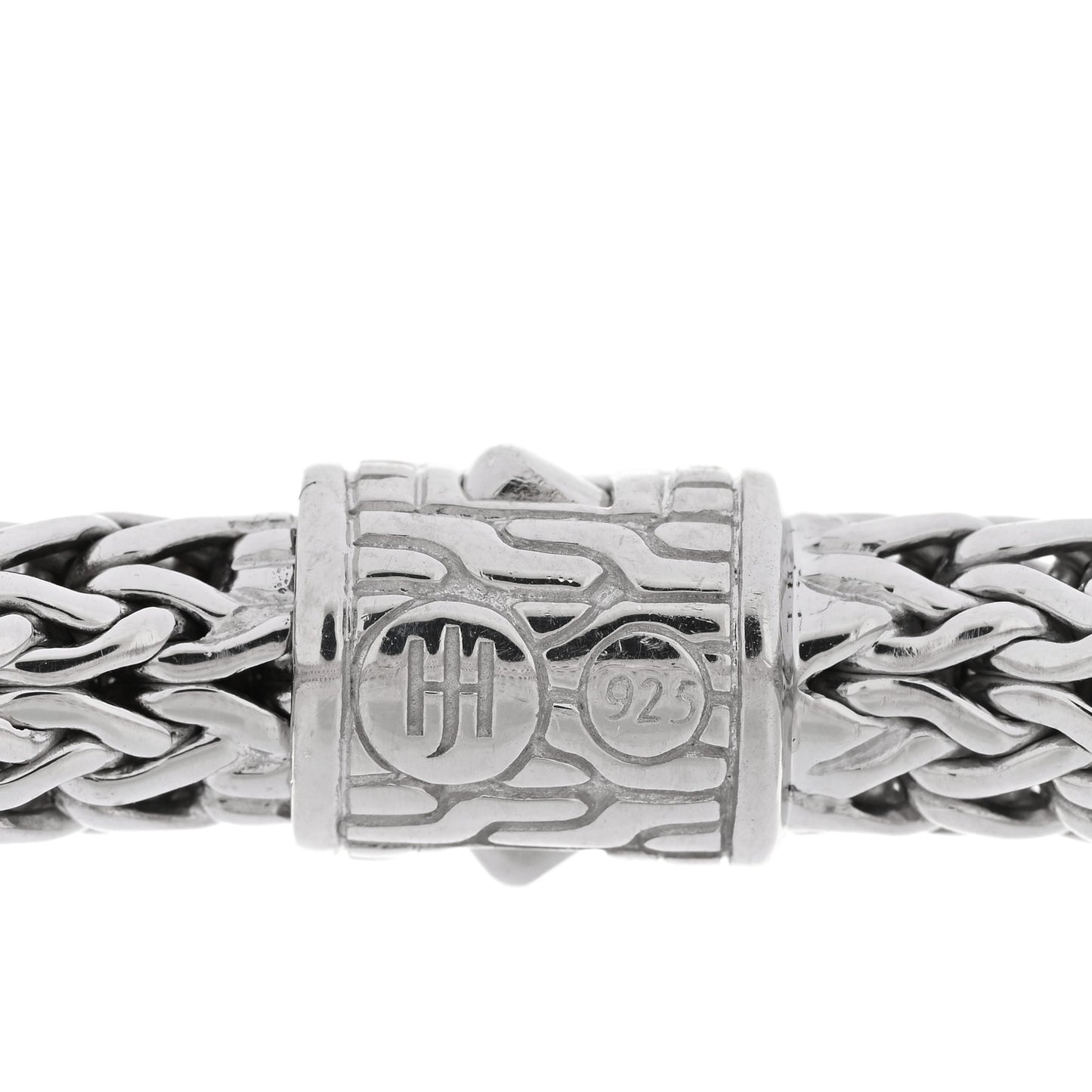 JOHN HARDY Sterling Silver Diamond 6.5mm Classic Chain Bracelet