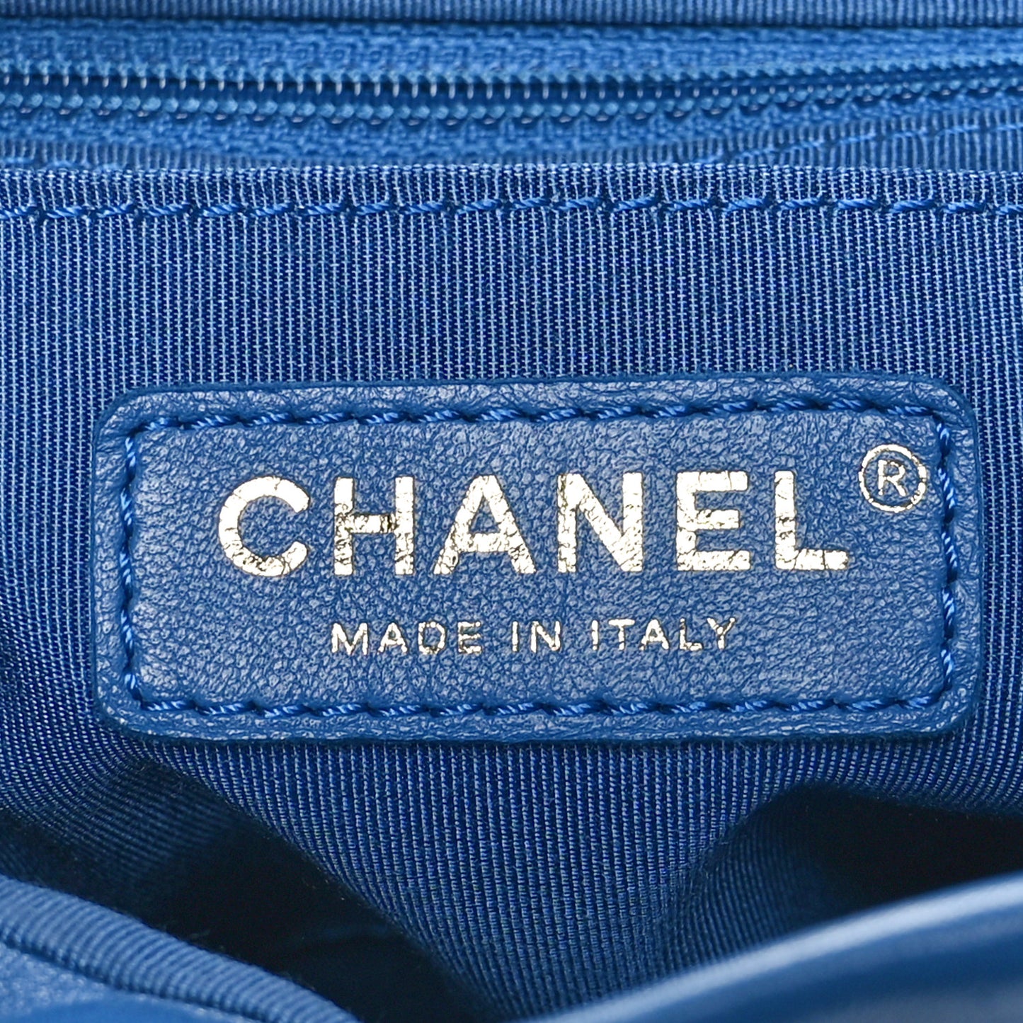 Lambskin Quilted Small Urban Spirit Backpack Blue