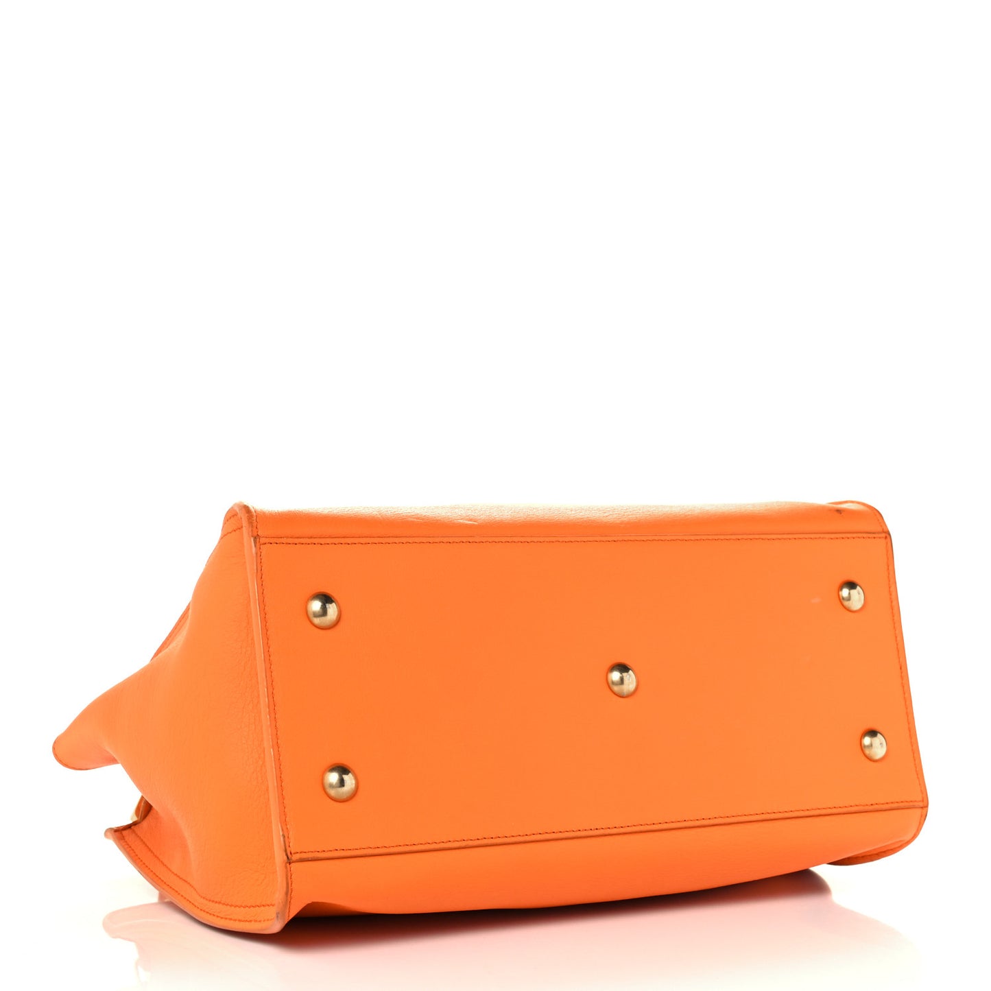 Calfskin Small Classic Y Cabas Mandarine