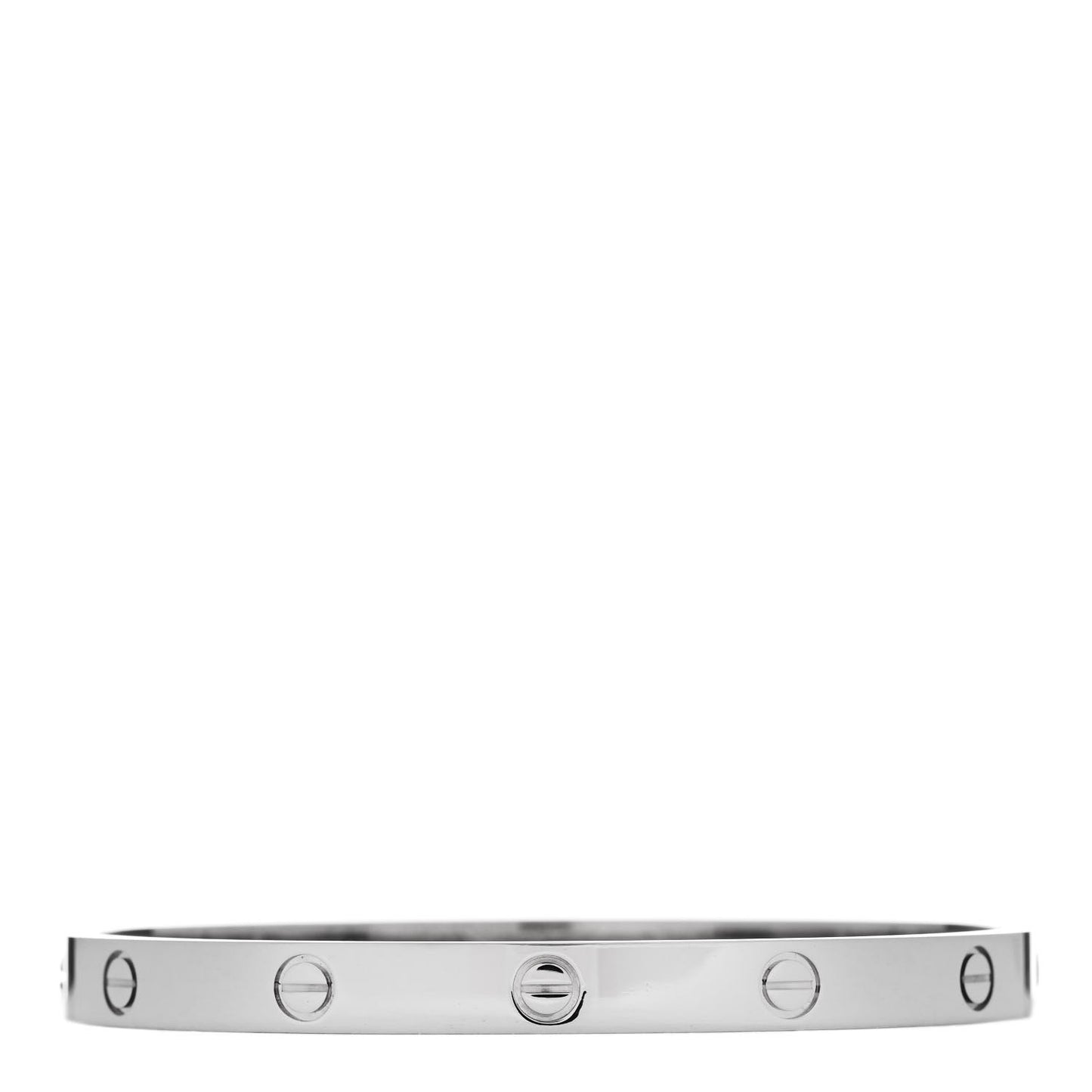 18K White Gold LOVE Bracelet 19