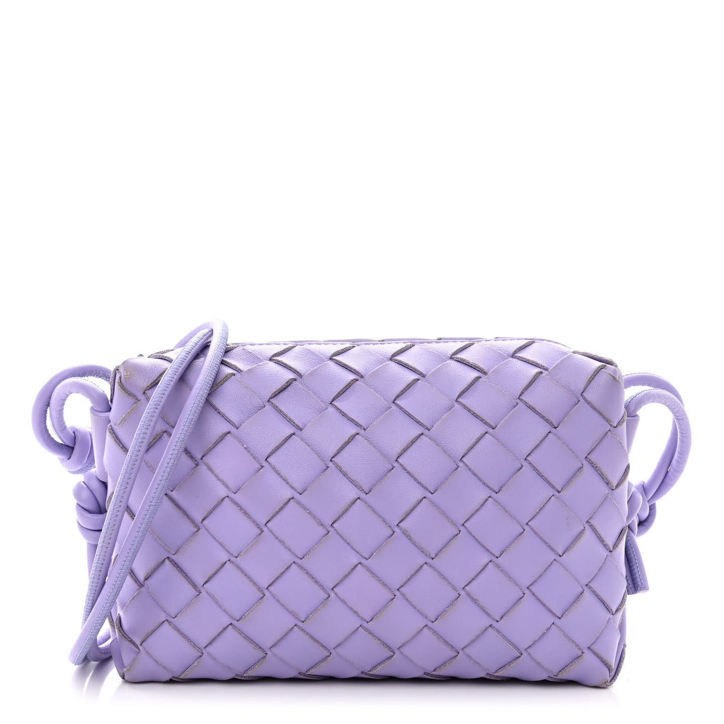 Nappa Intrecciato Mini Loop Camera Bag Wisteria