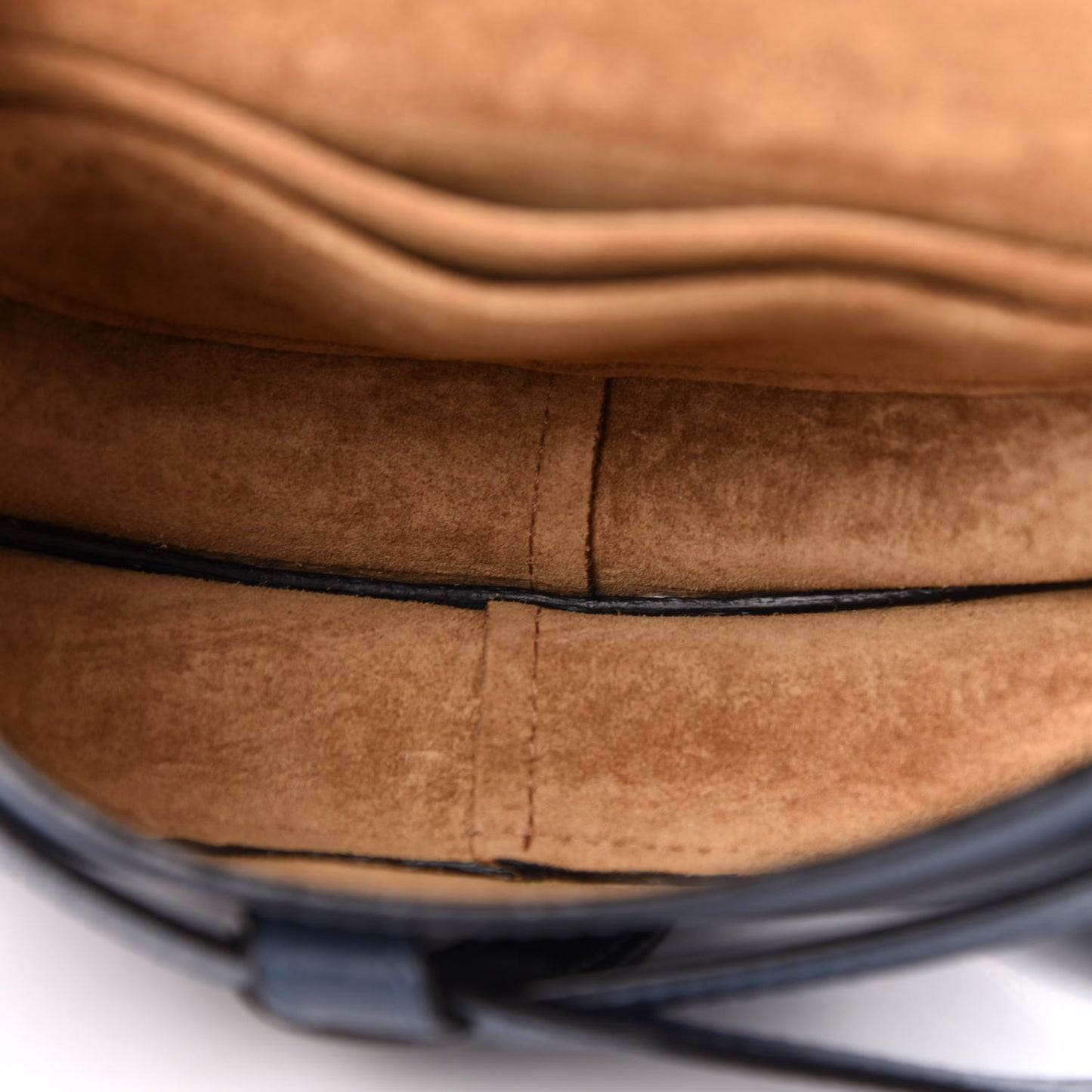 Grained Calfskin Mini Gate Crossbody Bag Steel Blue