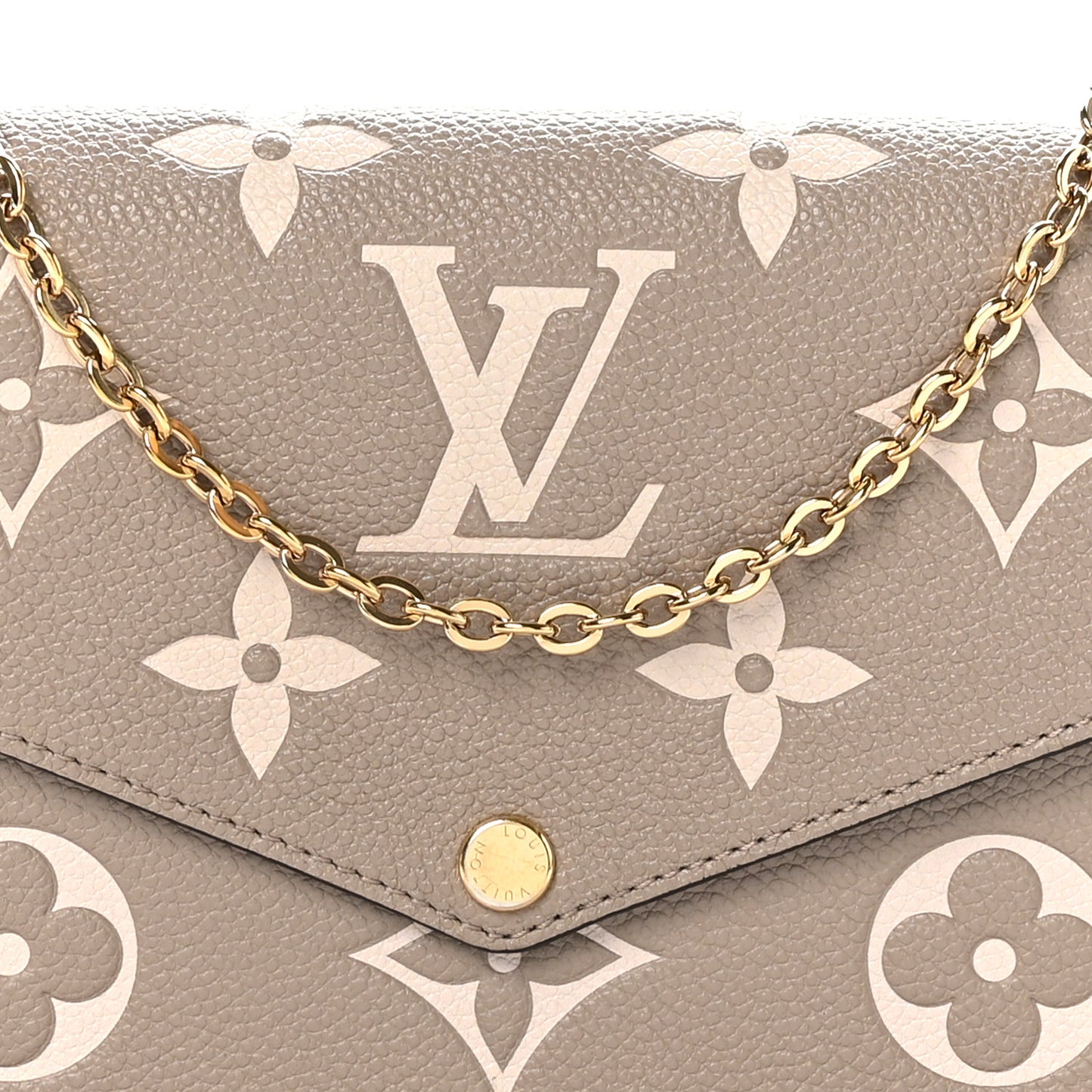 Empreinte Monogram Giant Felicie Pochette Tourterelle Creme