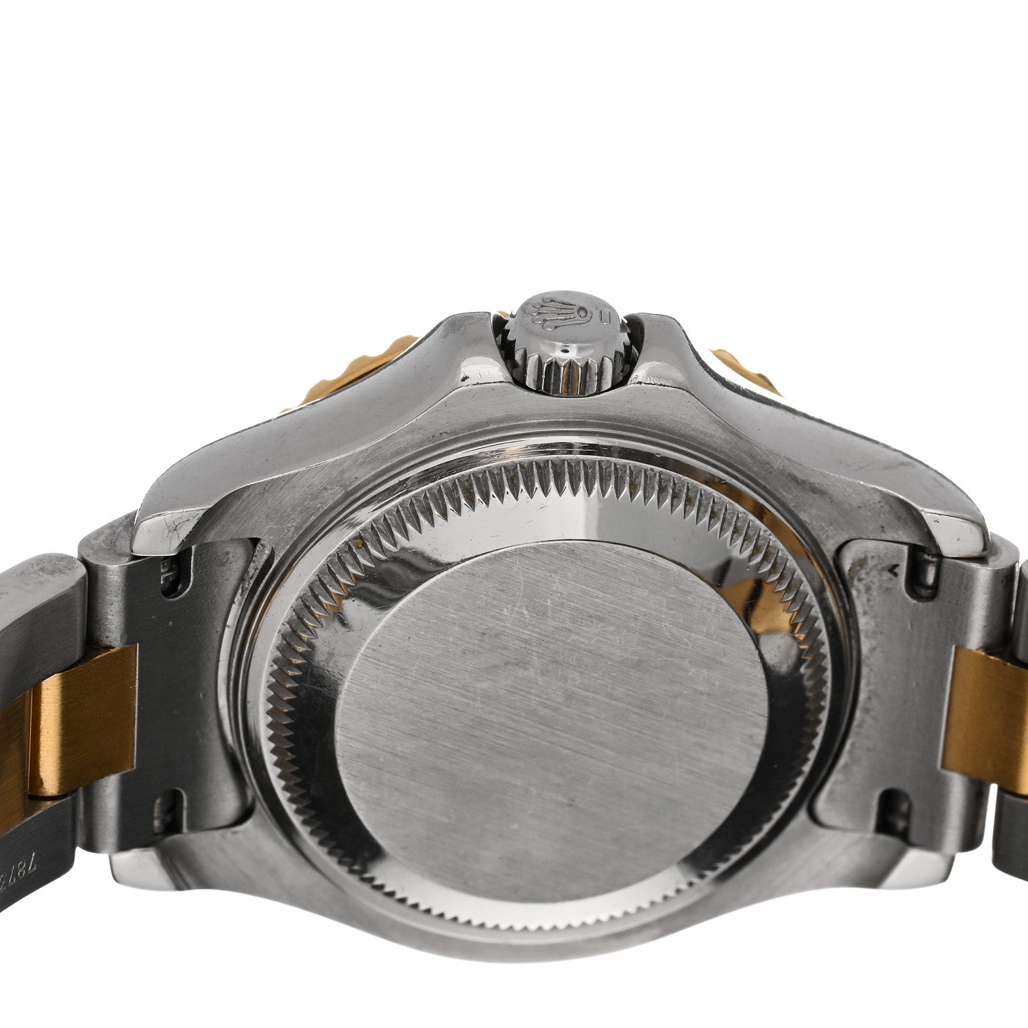 Rolex Stainless Steel 18K Yellow Gold 29mm Oyster Perpetual Date Yacht-Master Watch Silver 69623 4 of 4