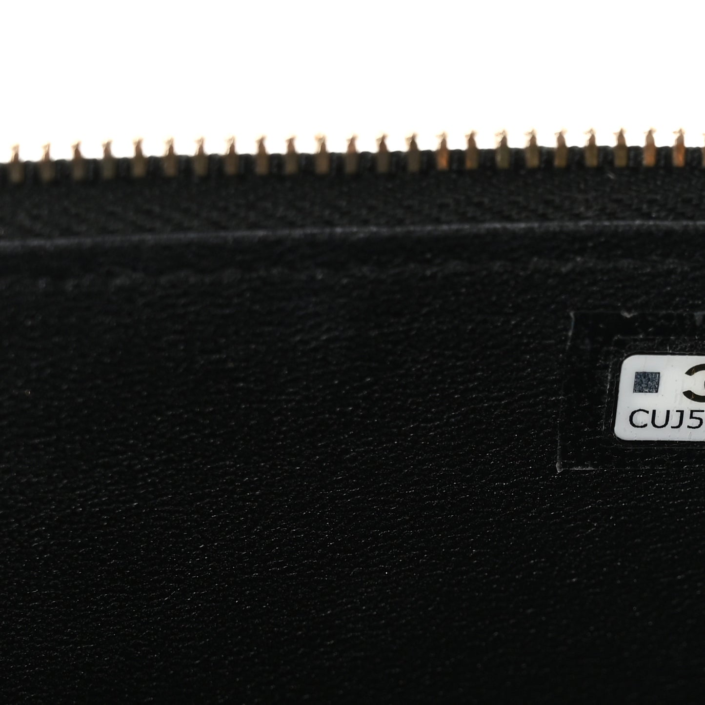 Lambskin Quilted Small Top Handle Vanity Case With Chain Black