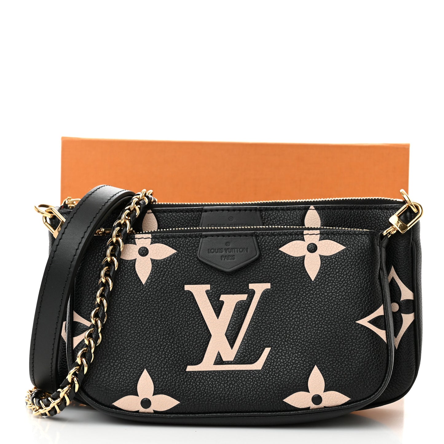 Empreinte Monogram Giant Multi Pochette Accessories Black Beige