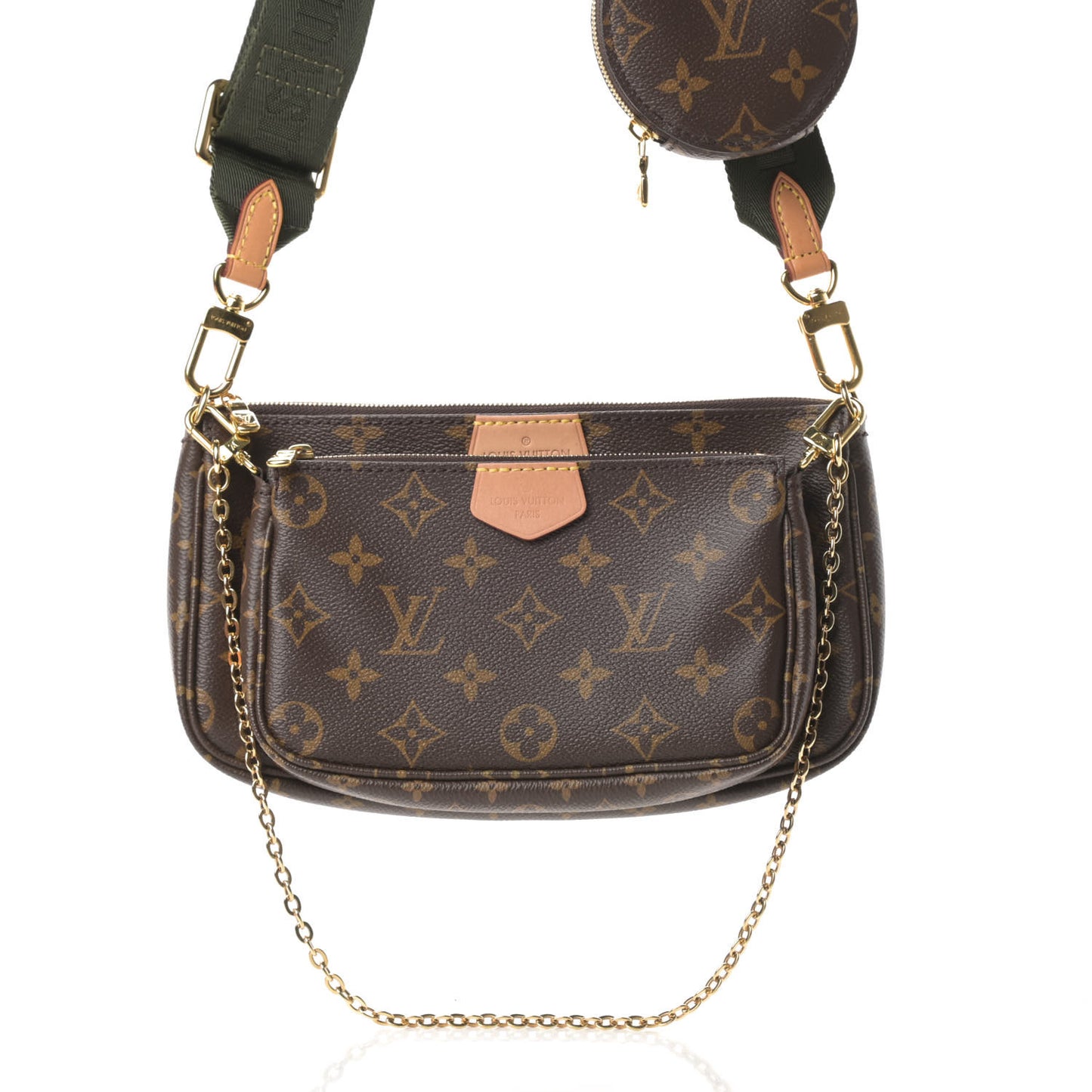 Monogram Multi Pochette Accessories Kaki