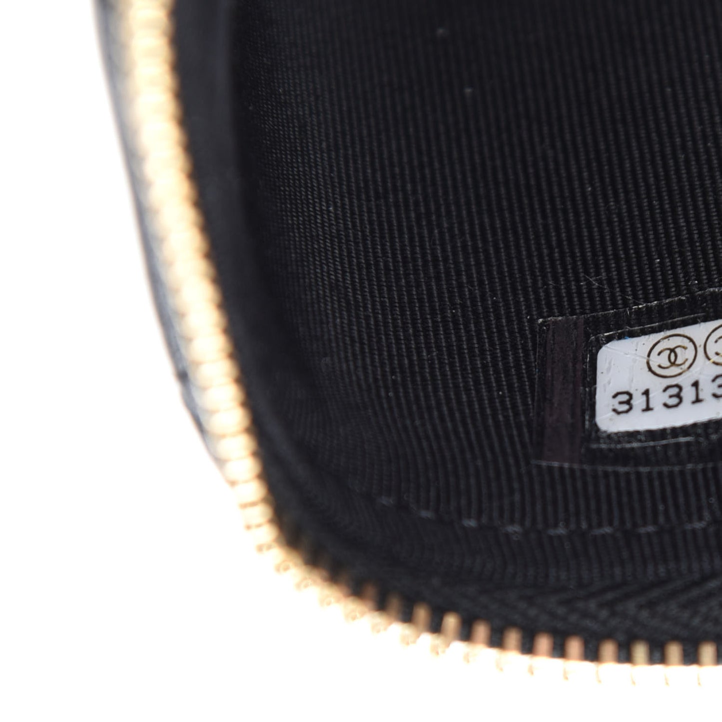 Lambskin Quilted My Chanel Lady Vanity Case With Chain Black