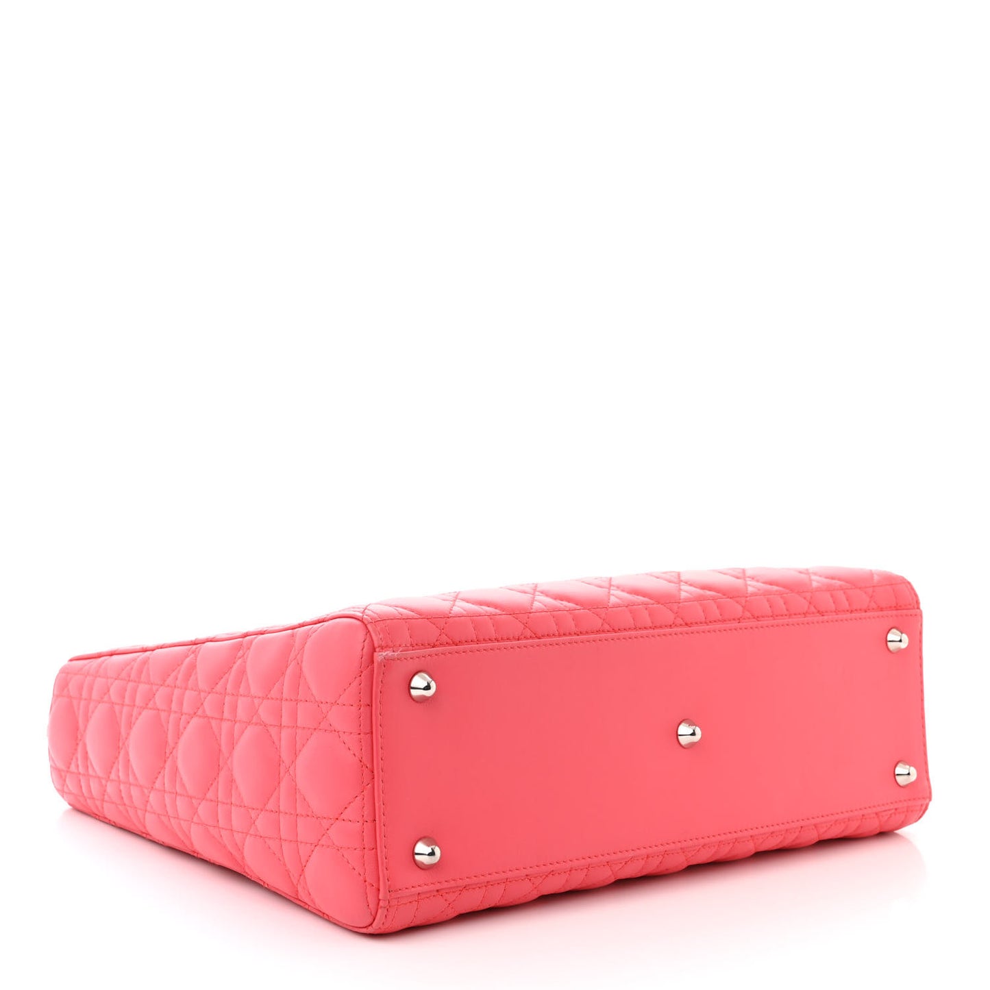 Lambskin Cannage Large Lady Dior Pink