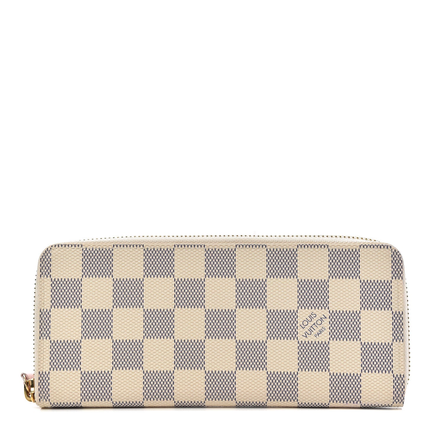 Damier Azur Clemence Wallet Rose Ballerine