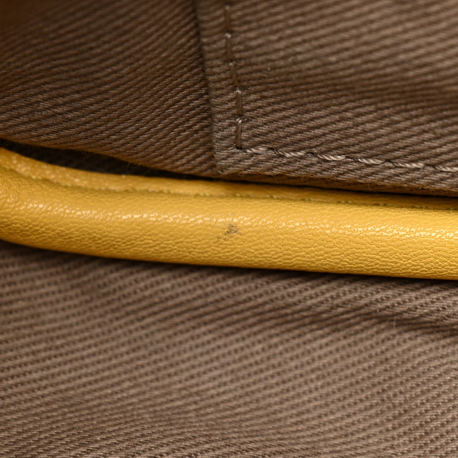 Chanel Goatskin Stitched Casual Trip Single Flap Yellow 9 of 18