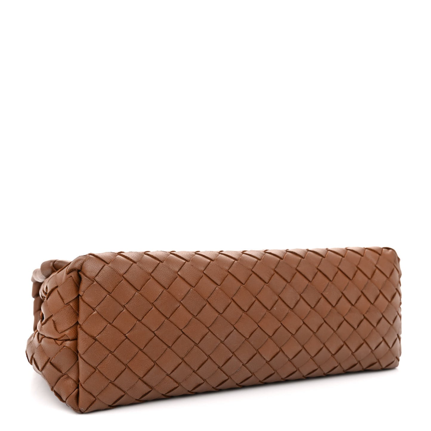 Nappa Intrecciato Baby Olimpia Shoulder Bag Ebano