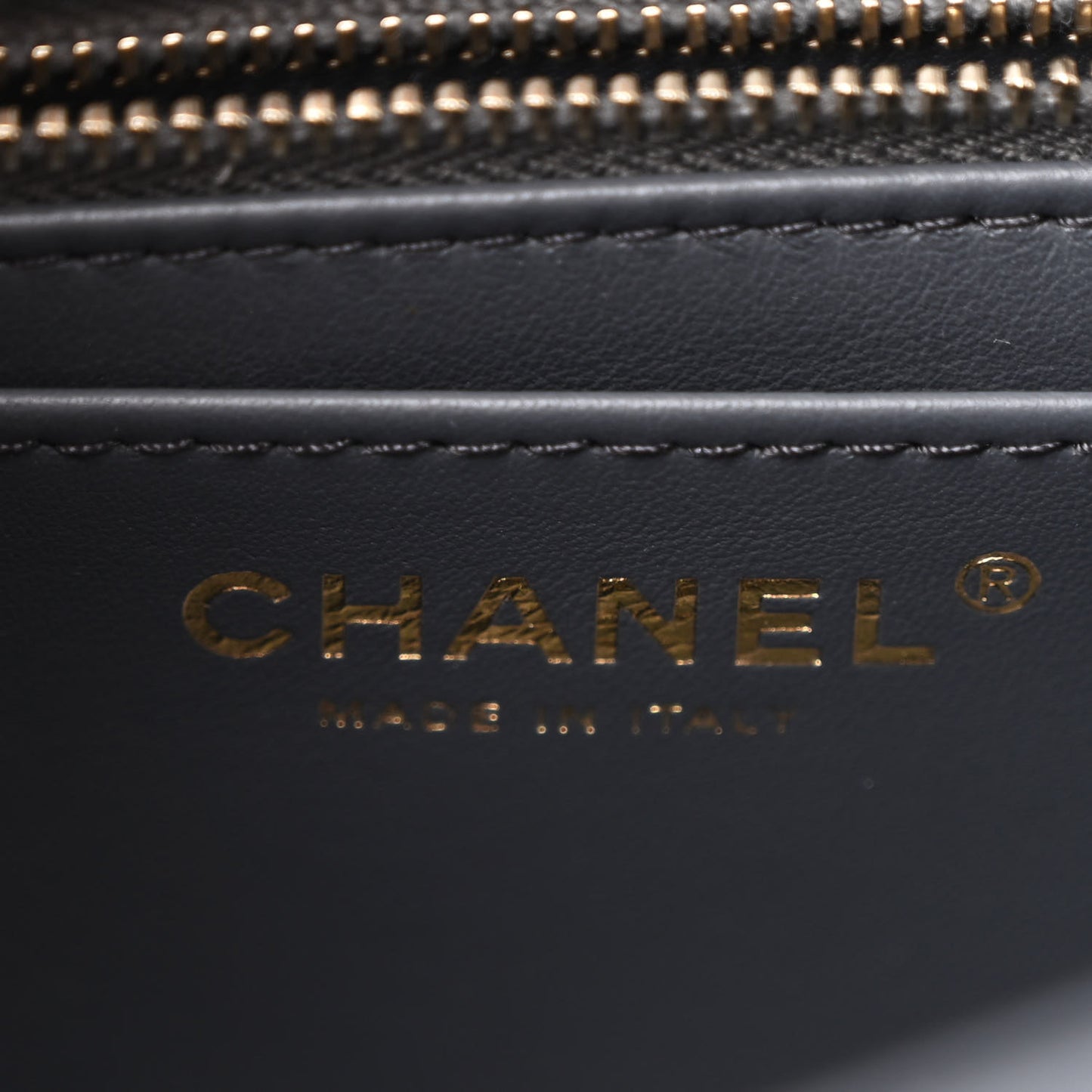 Lambskin Quilted Mini Pearl Crush Flap Dark Grey