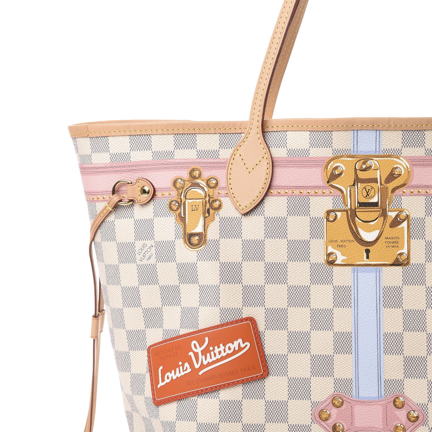 Damier Azur Summer Trunks Neo Neverfull MM