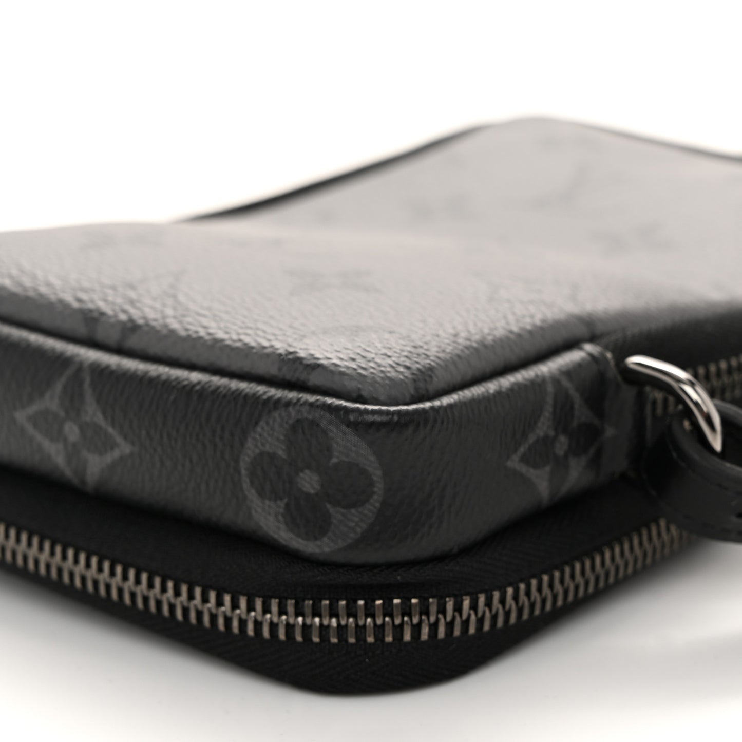 Monogram Eclipse Reverse Double Phone Pouch