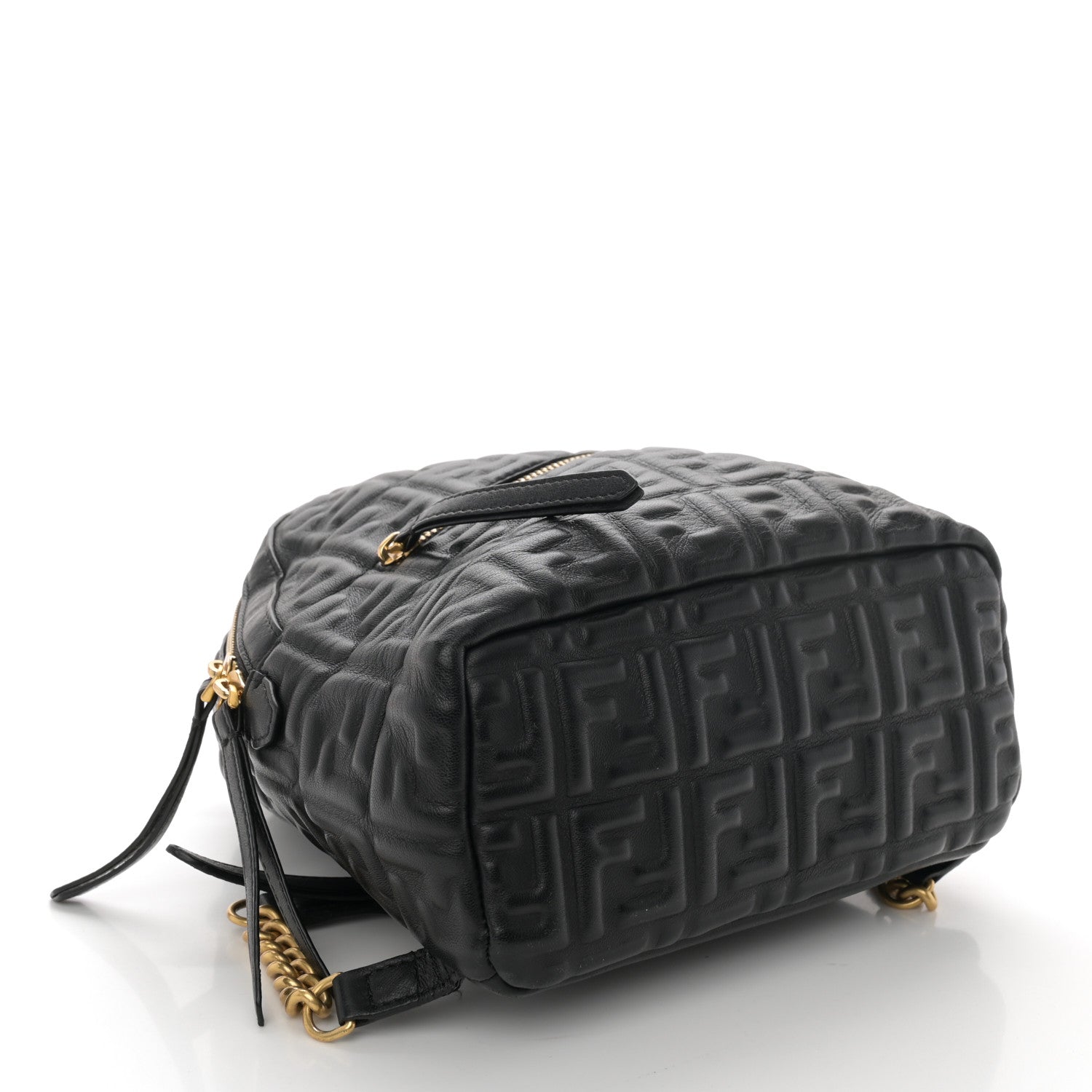 Fendi Nappa FF 1974 Embossed Mini Backpack Black 4 of 13