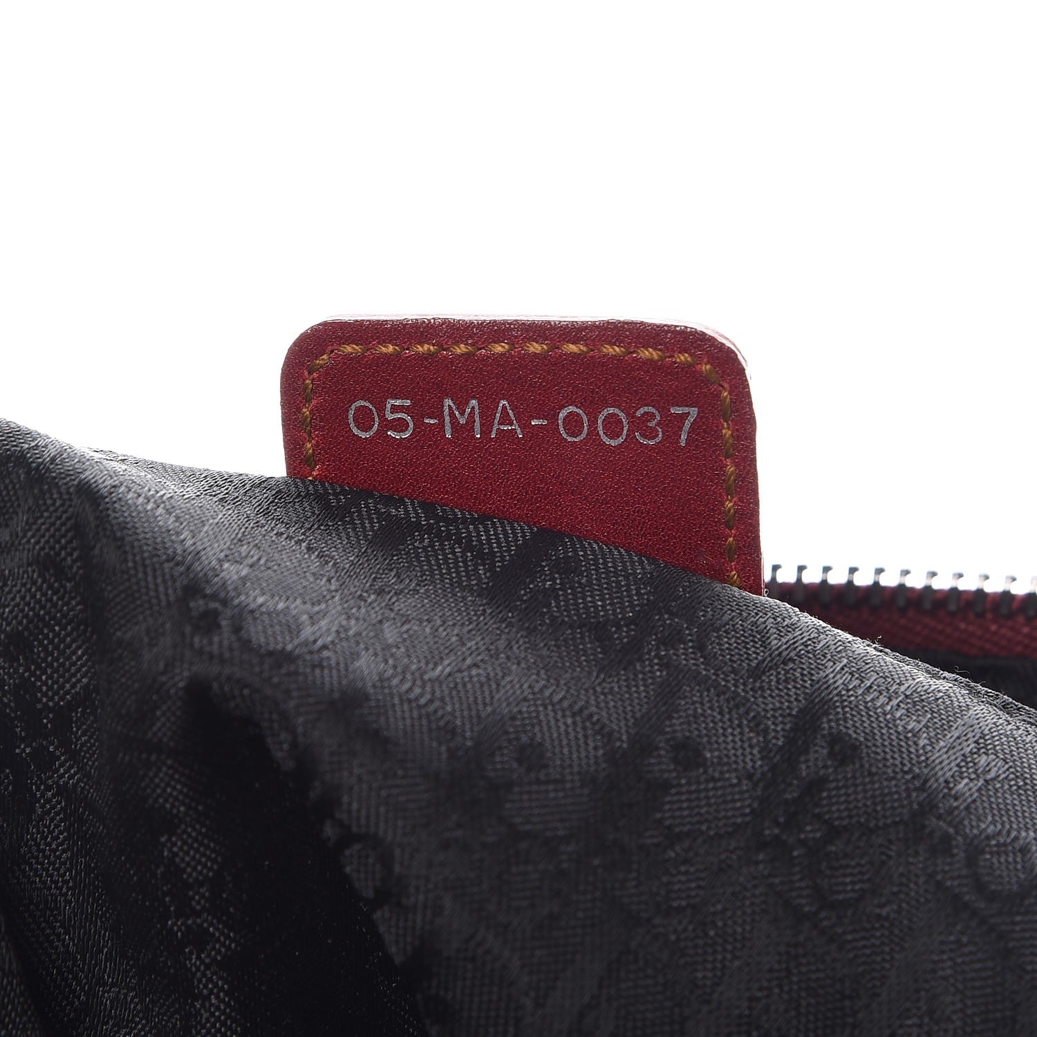 Christian Dior Suede Gaucho Saddle Bag Red 7 of 14
