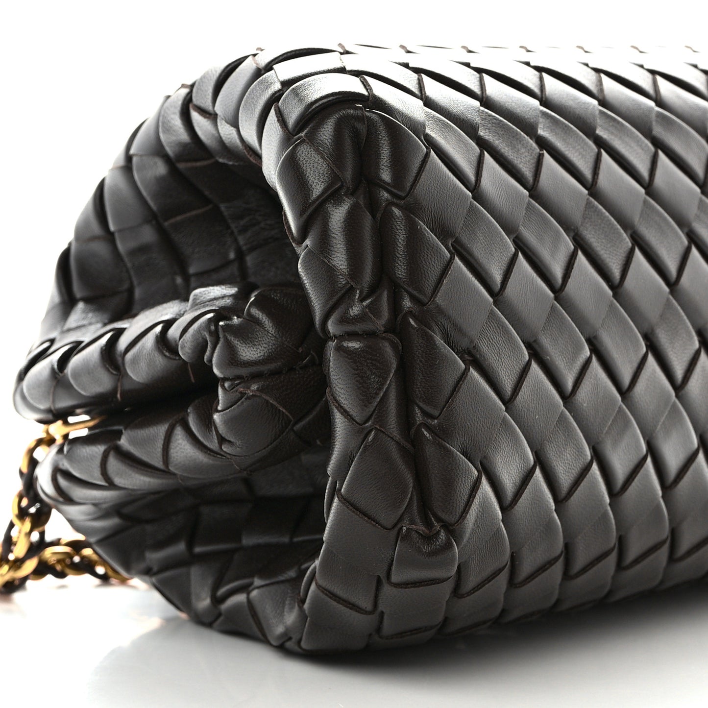 Nappa Intrecciato Teen The Lauren 1980 Clutch With Chain Fondant