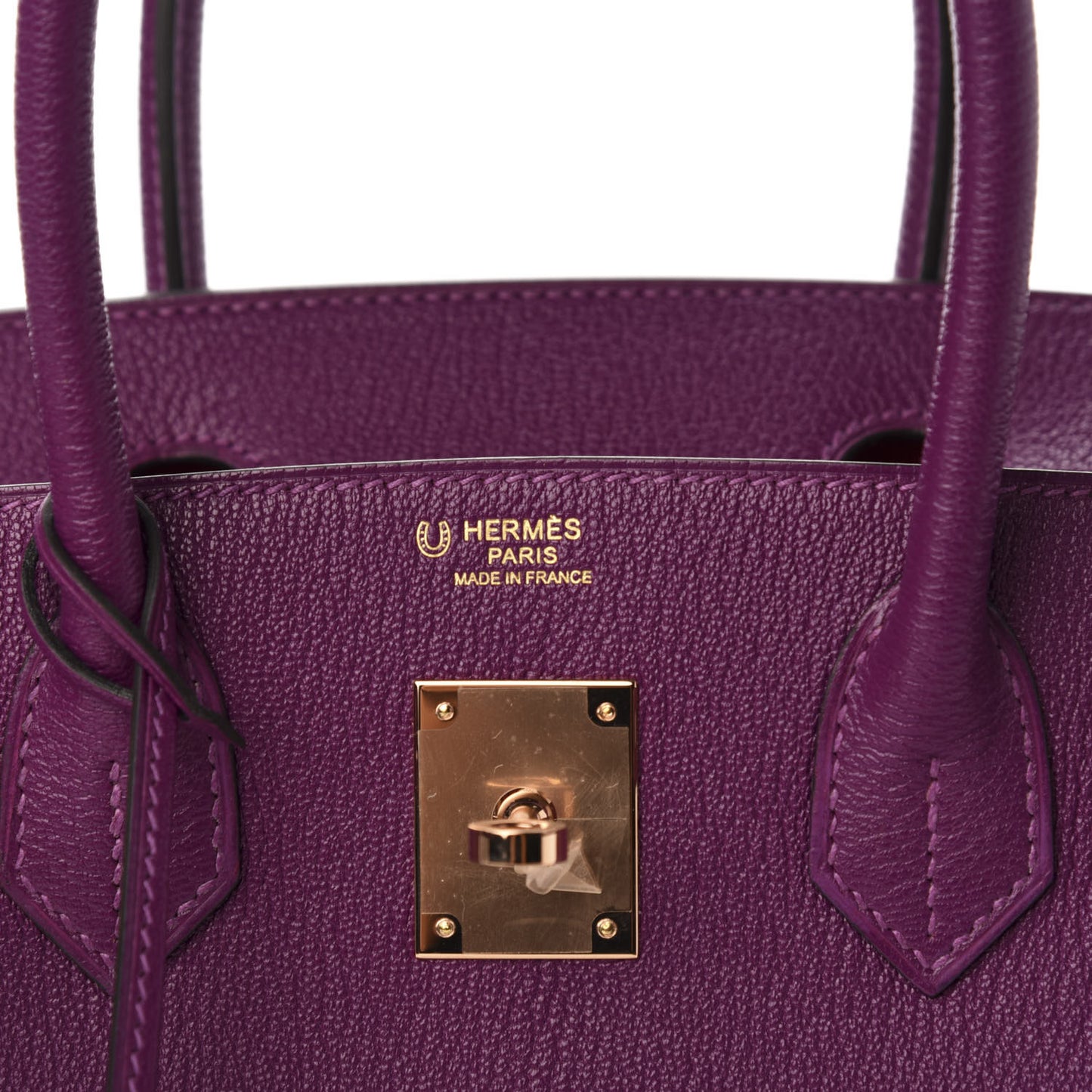 Chevre Mysore Horseshoe Birkin 30 Anemone Rouge de Coeur