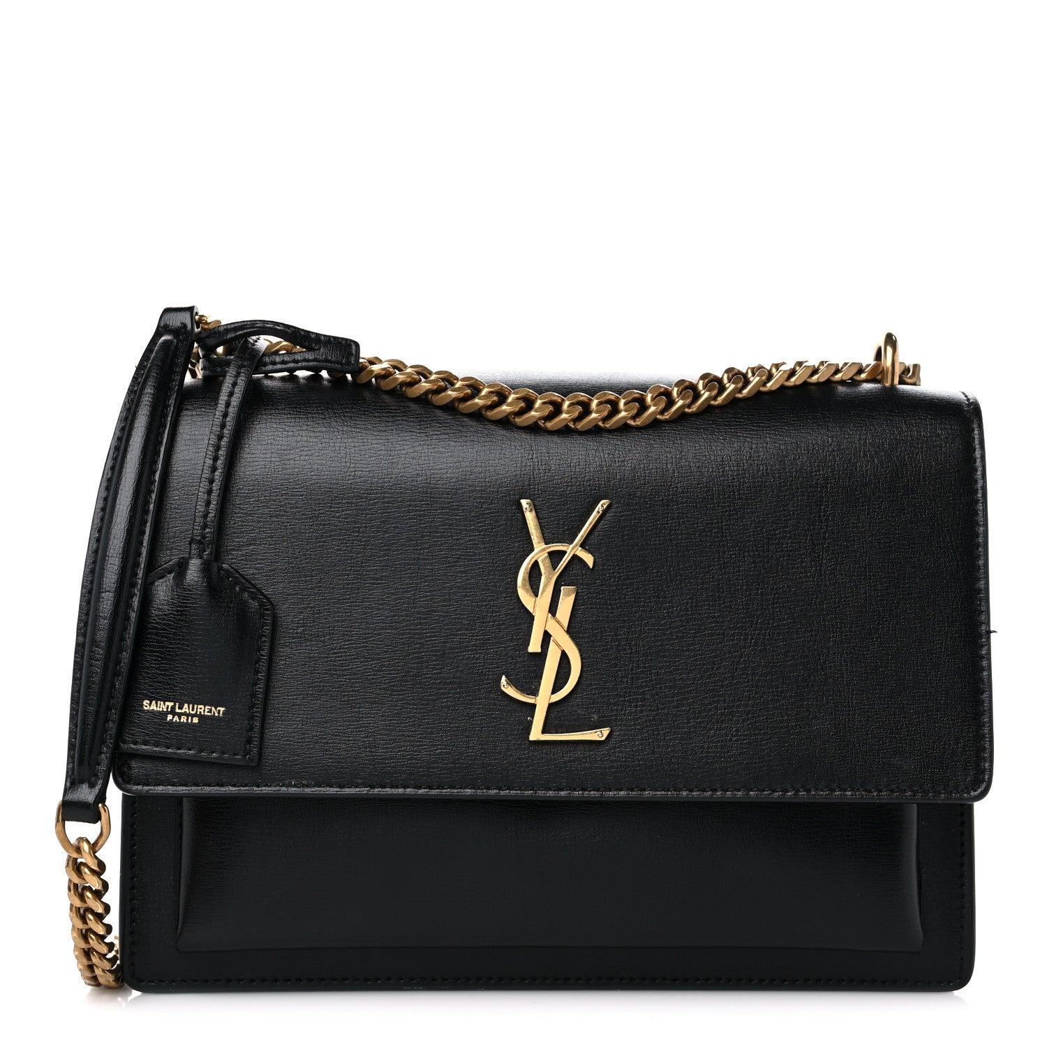 Saint Laurent Calfskin Medium Monogram Sunset Sunset Black 1 of 18