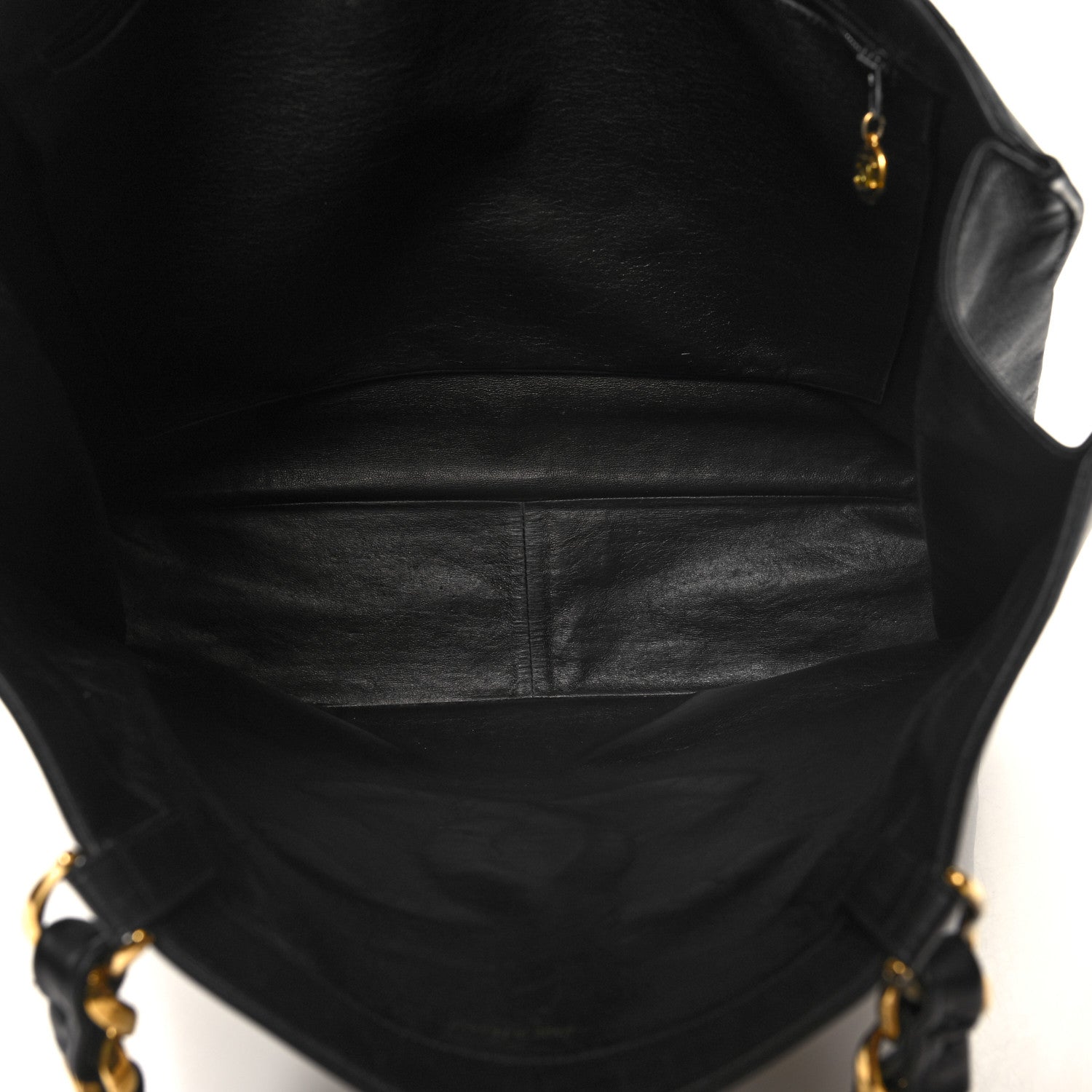 Chanel Lambskin CC Tote Black 4 of 12